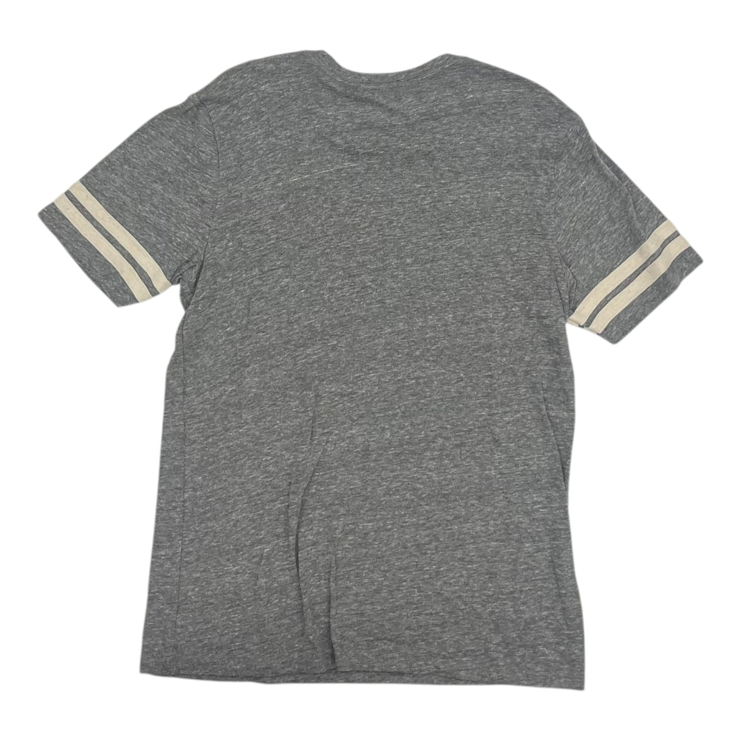 Athletic Top Ss By Junk Food In Grey, Size:L