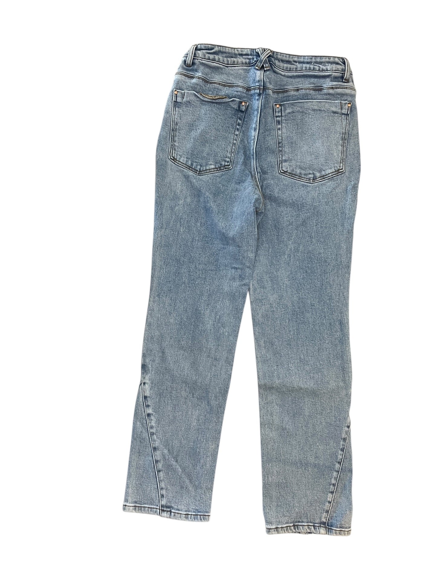 Jeans Cropped By A Loves A In Blue Denim, Size:8