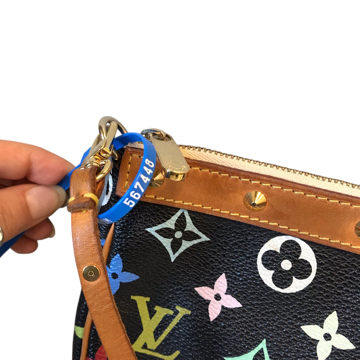 Handbag Luxury Designer By Louis Vuitton In Multi, Size:Small