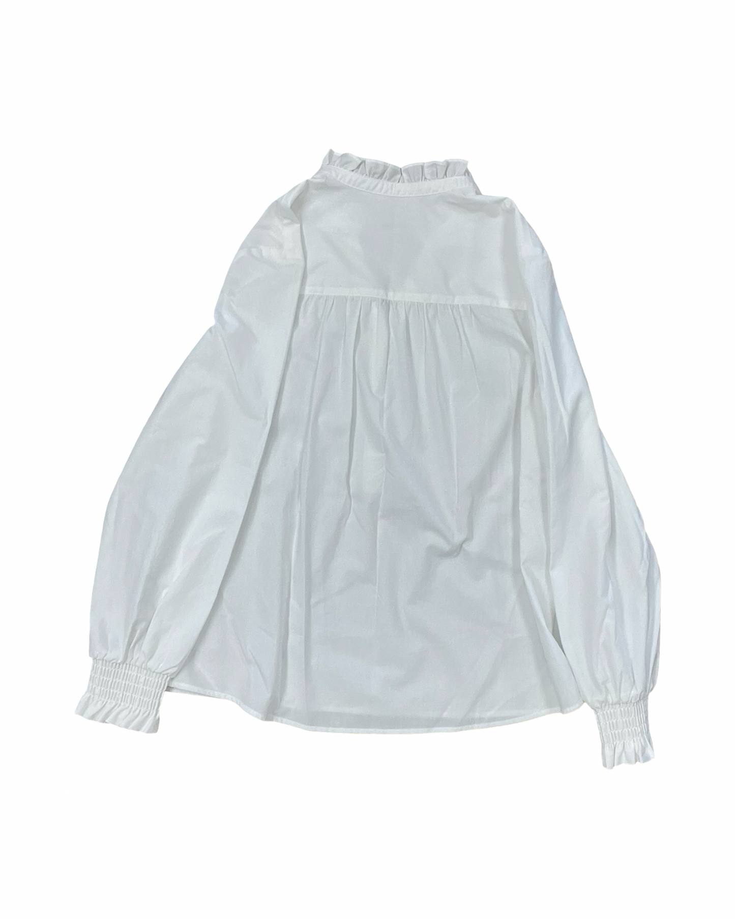 Blouse Ls By Clothes Mentor In White, Size:S