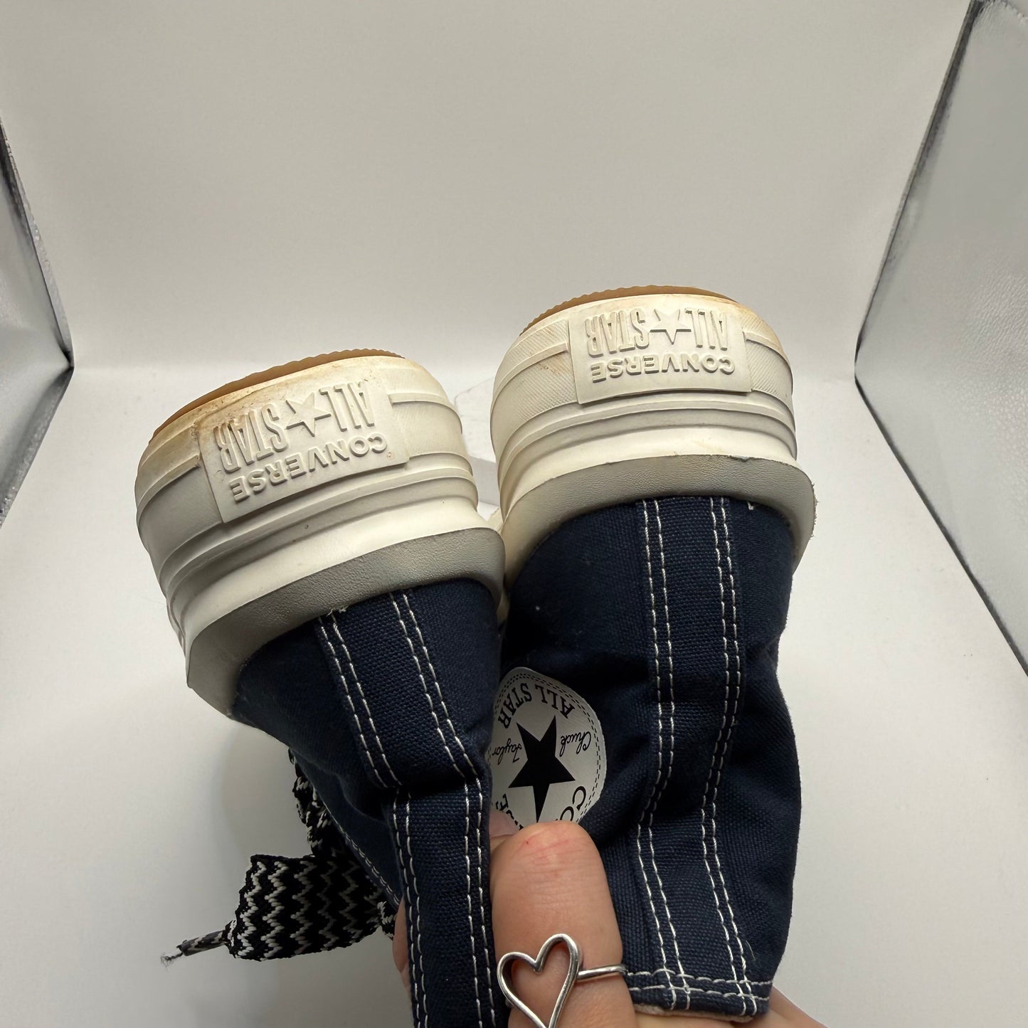 Shoes Sneakers Platform By Converse In Navy, Size: 7