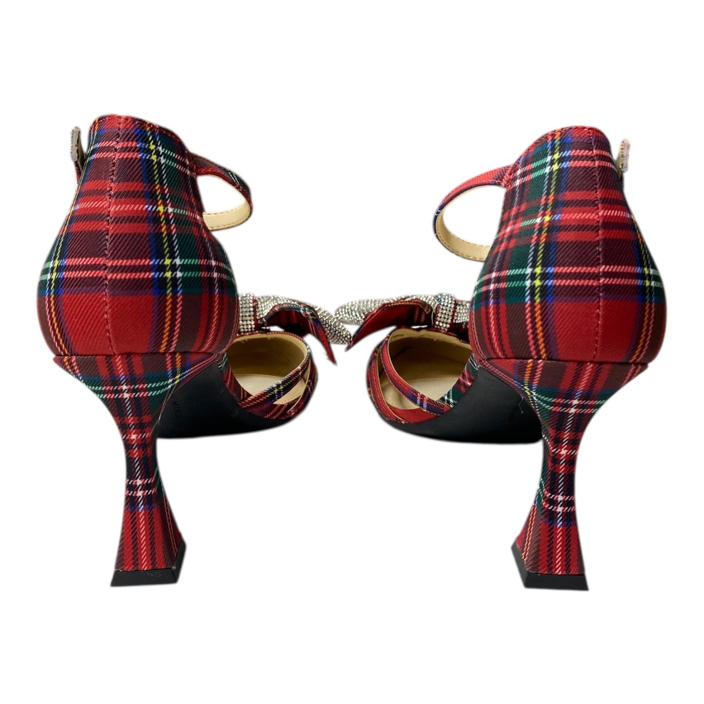 Shoes Heels Block By Alex Marie In Red, Size:8.5