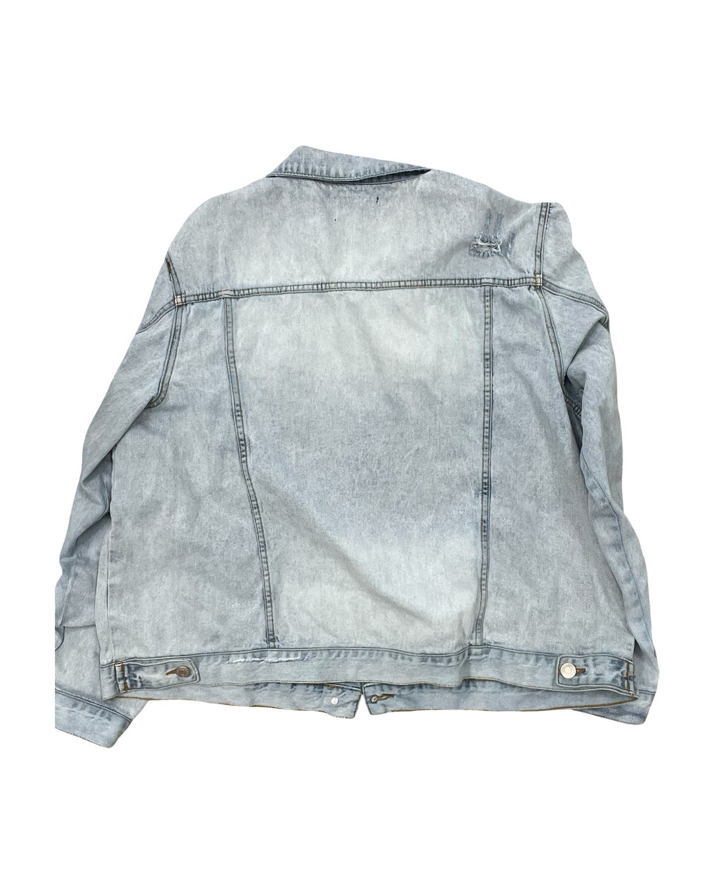 Jacket Denim By Risen In Blue Denim, Size:1X