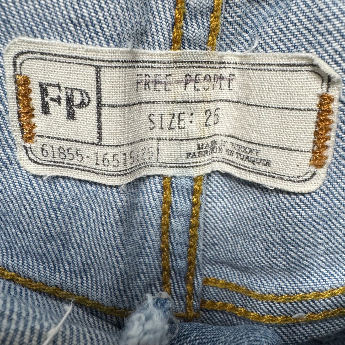 The Cropped Bootcut Jeans By Free People In Blue Denim, Size: 0/25