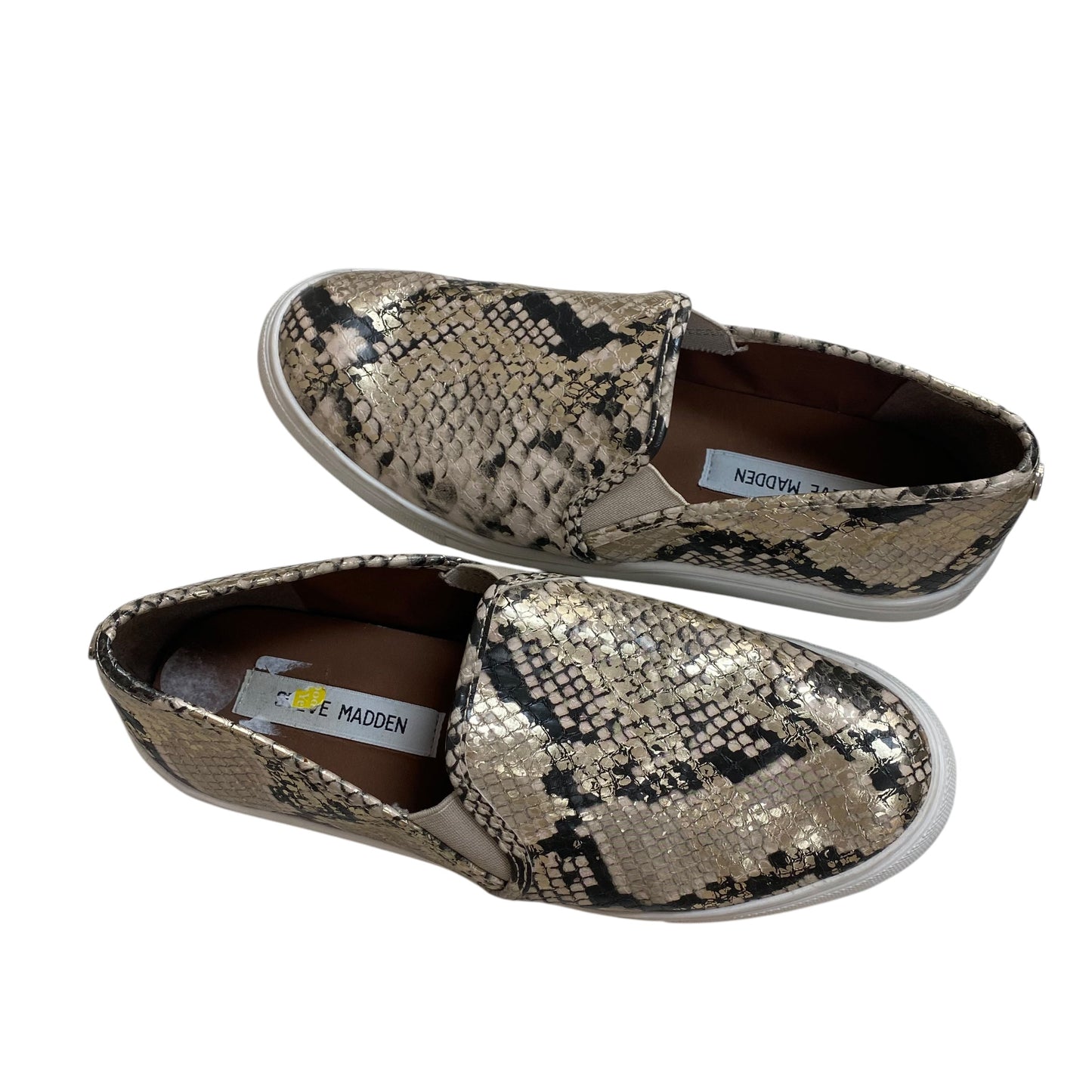 Shoes Flats By Steve Madden In Snakeskin Print, Size:9