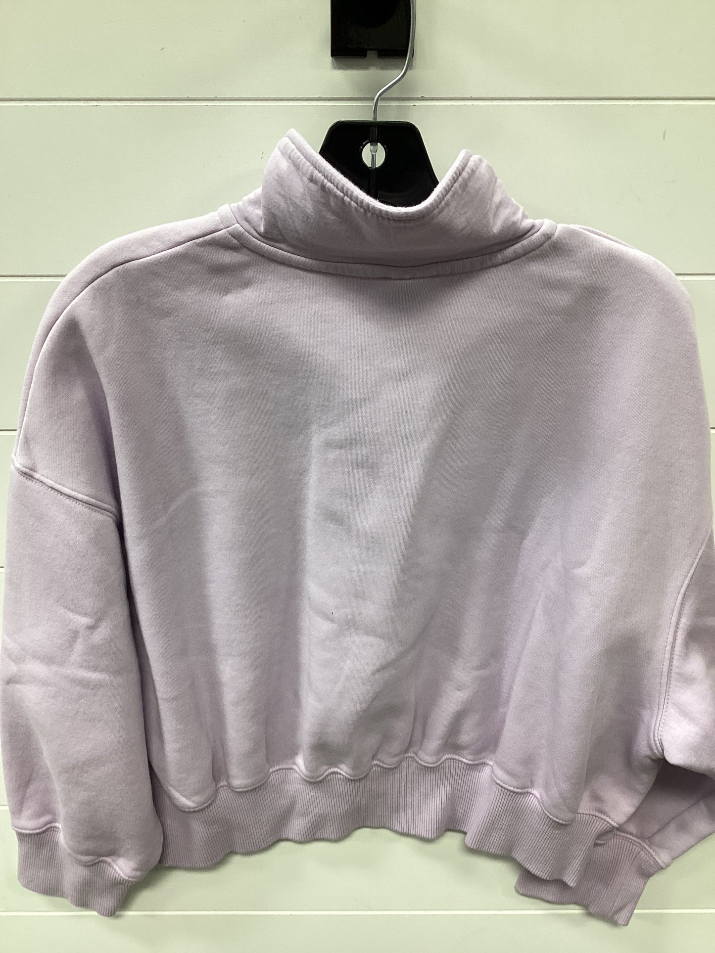 Athletic Sweatshirt Collar By Nike Apparel In Purple, Size:L