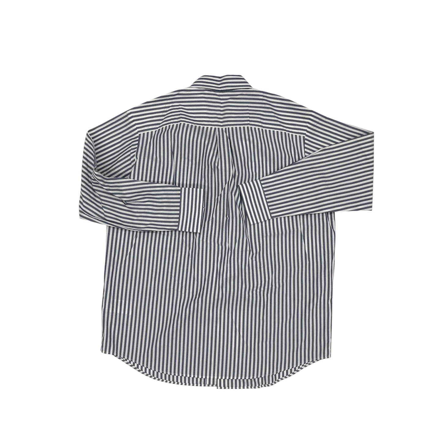 Blouse Ls By Calvin Klein In Blue & White, Size:M