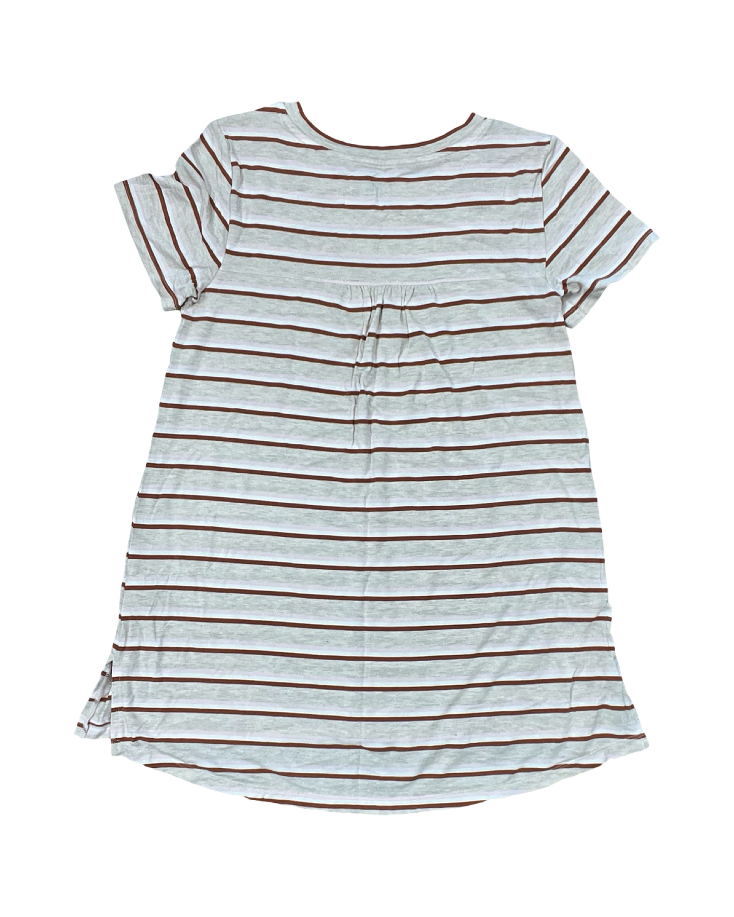 Top Ss By Cuddl Duds In Orange & Tan, Size:Xs