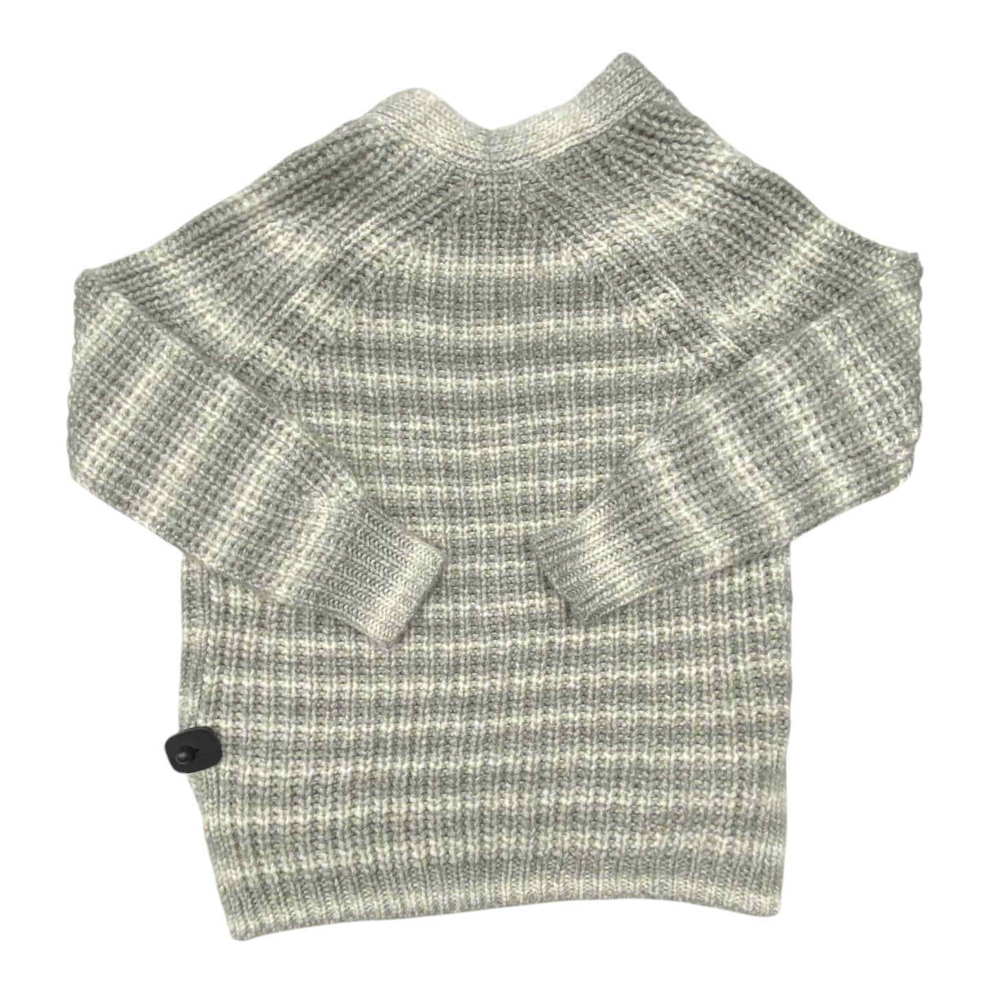 Sweater Cardigan By Loft In Grey, Size:M