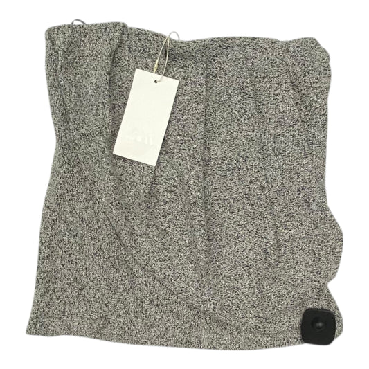 Top Sleeveless By Zara In Black & Grey, Size:M