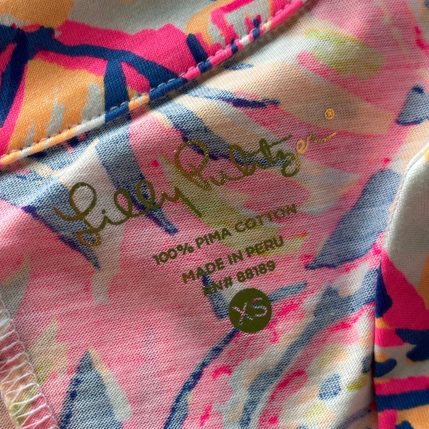 Dress Designer By Lilly Pulitzer In Blue & Pink, Size: Xs