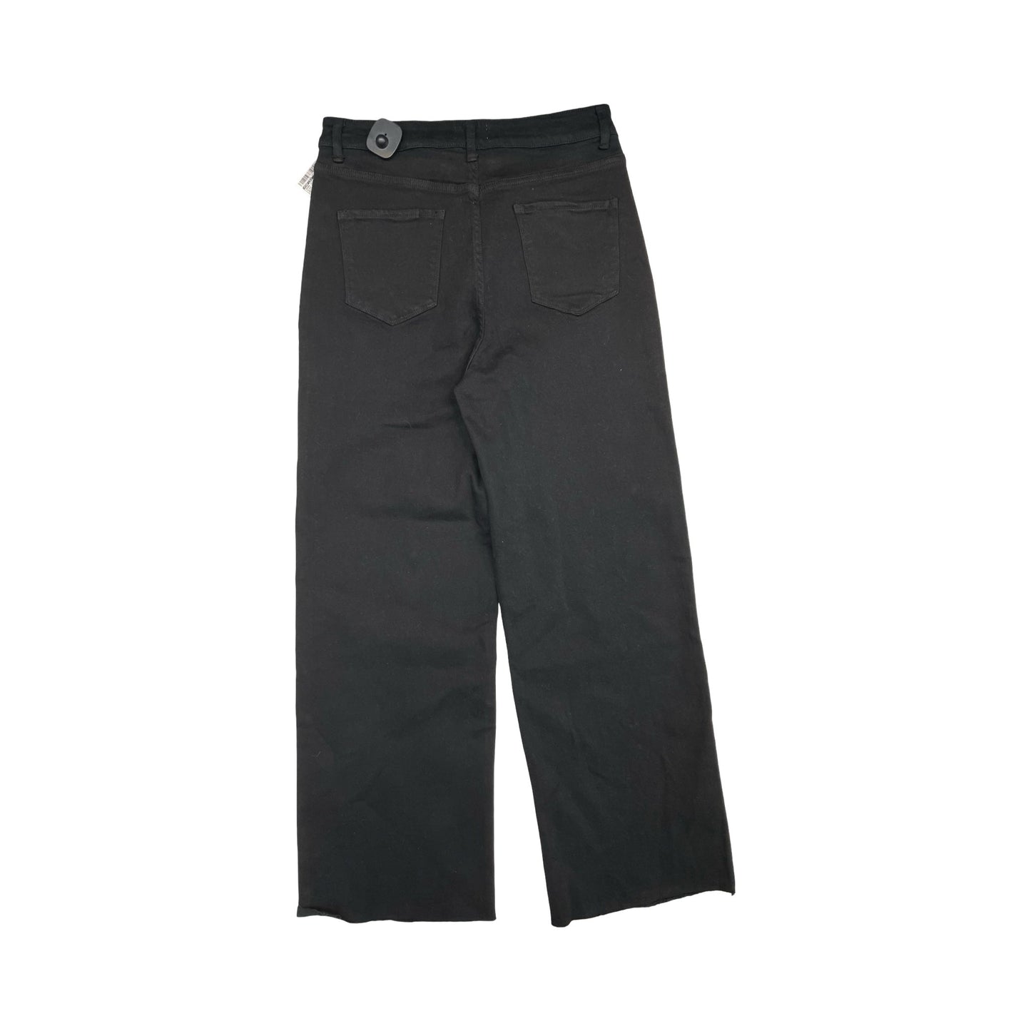 Jeans Wide Leg By Pink Lily In Black Denim, Size:10