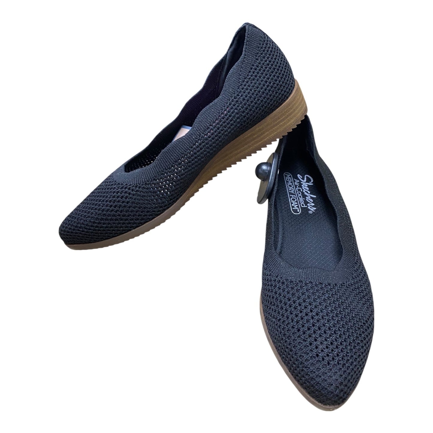 Shoes Flats By Skechers In Black, Size:7.5