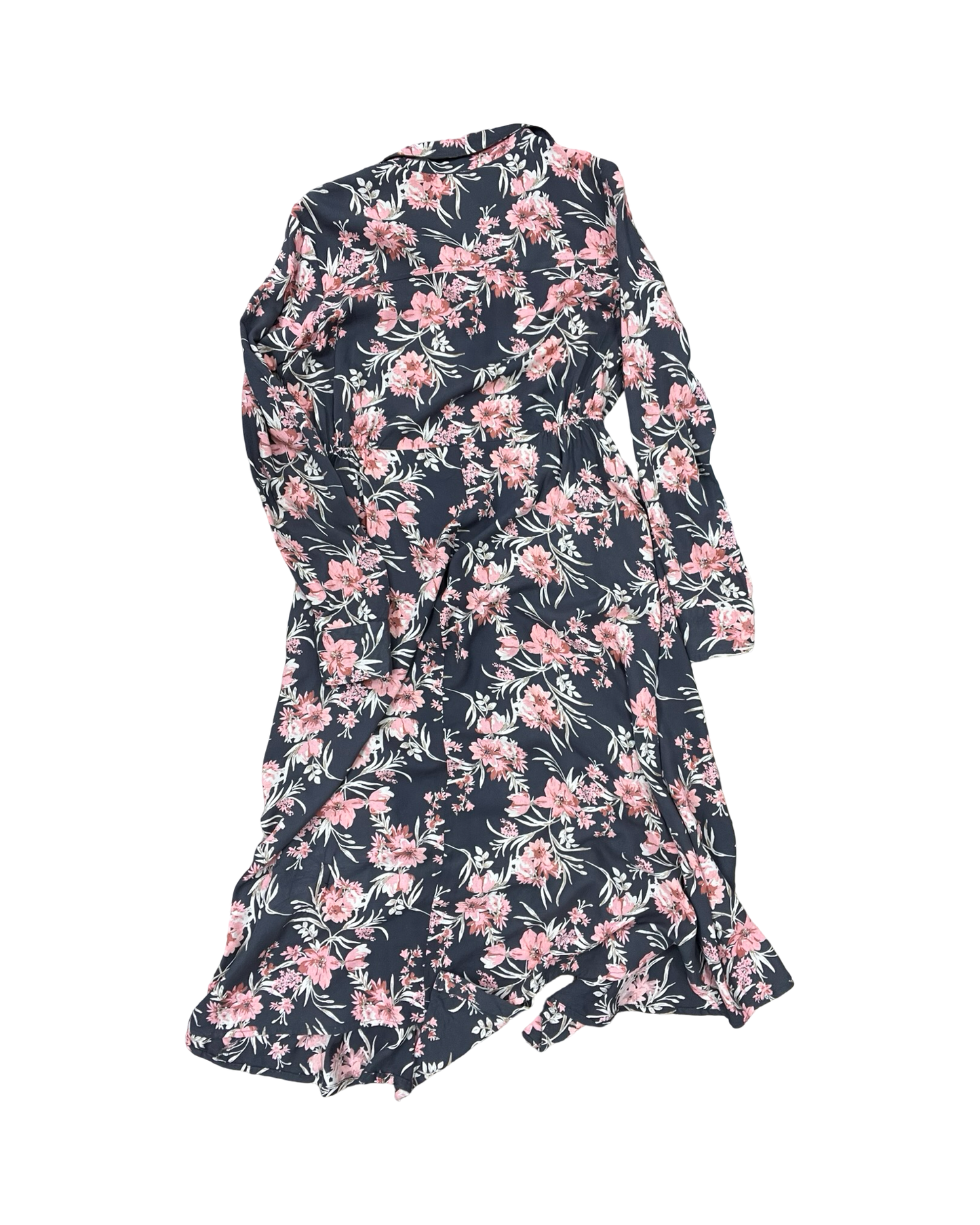 Dress Casual Midi By Roper In Brown & Orange, Size:S