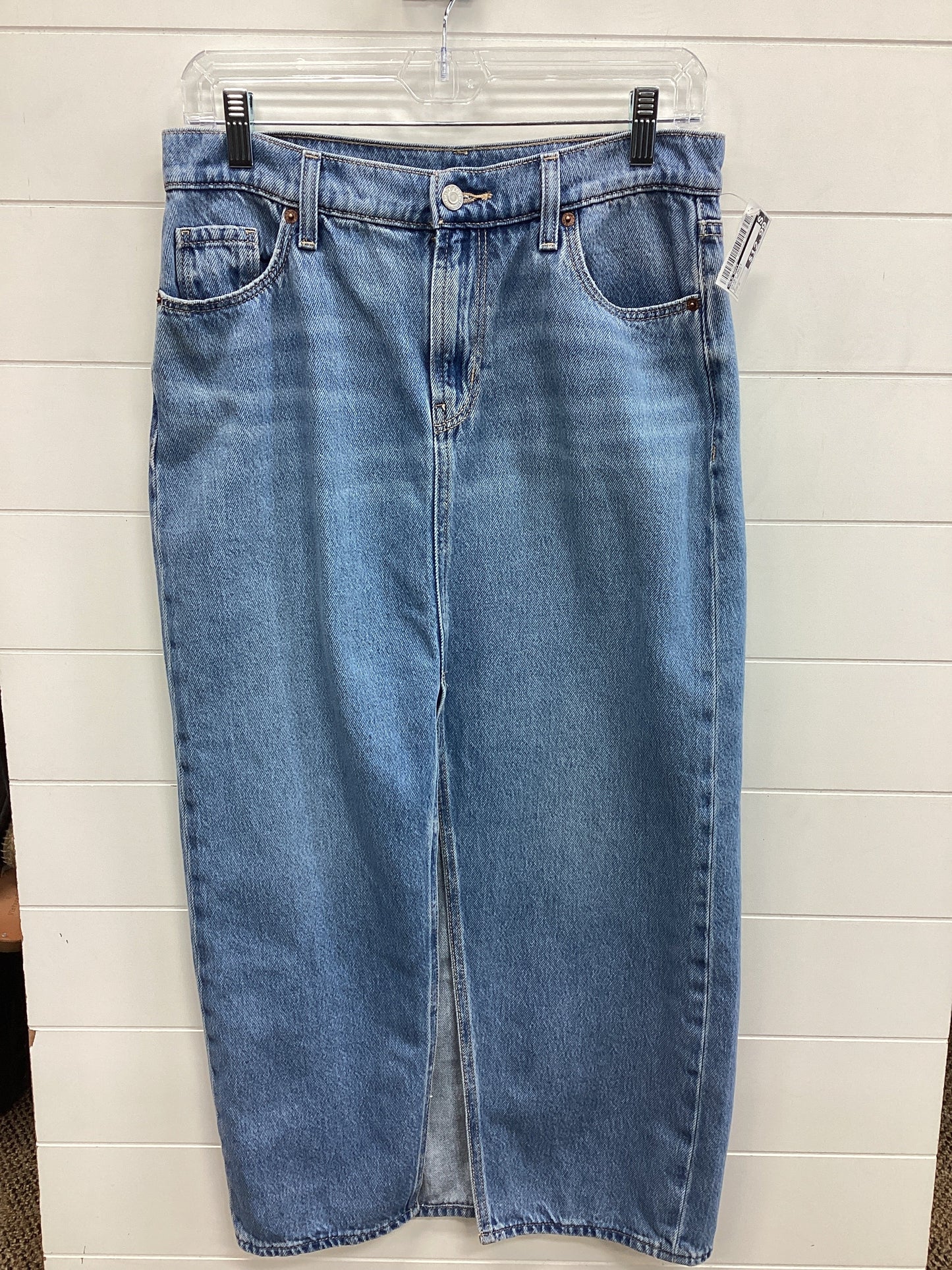 Skirt Maxi By Old Navy In Blue Denim, Size:2