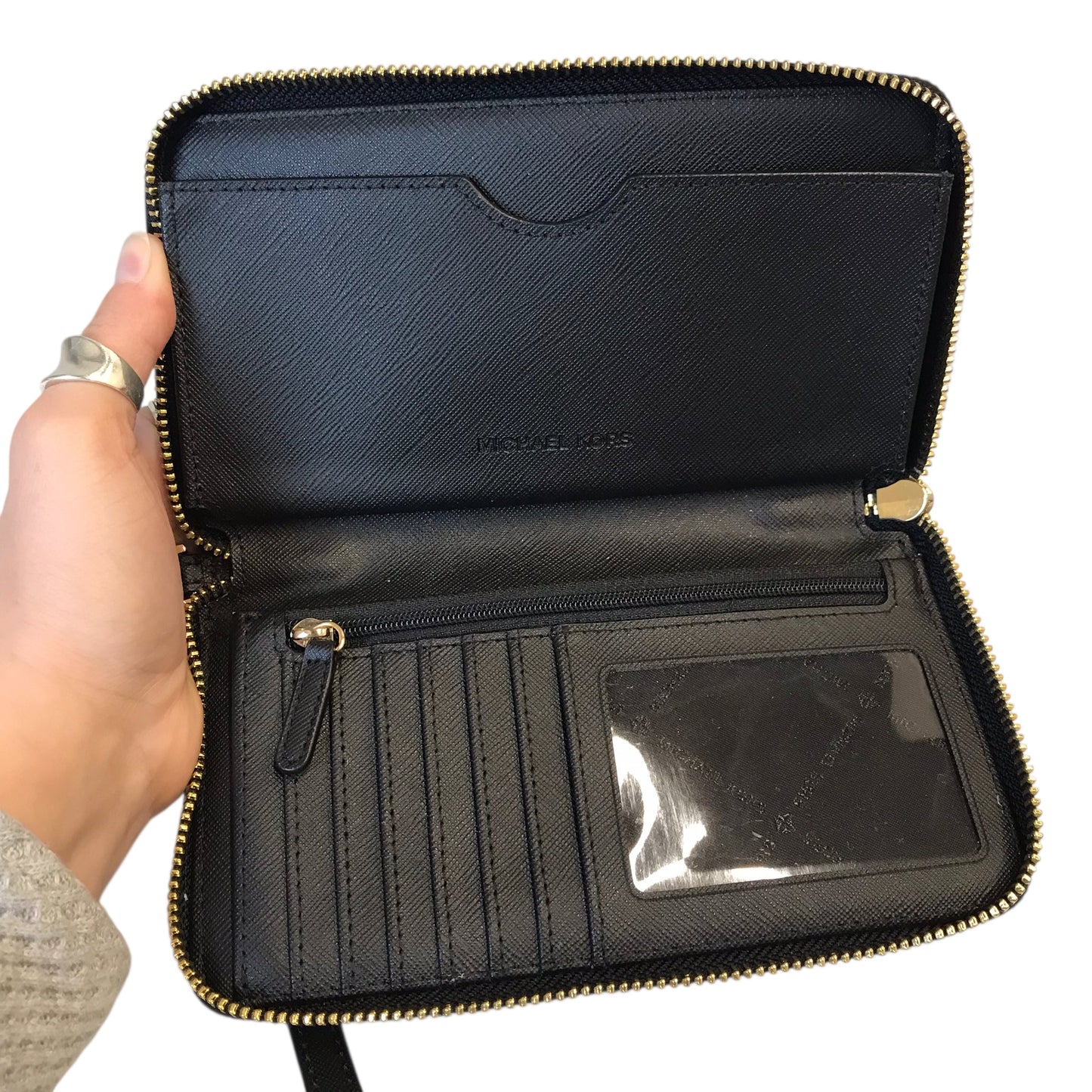 Wallet Designer By Michael Kors In Brown, Size:Medium