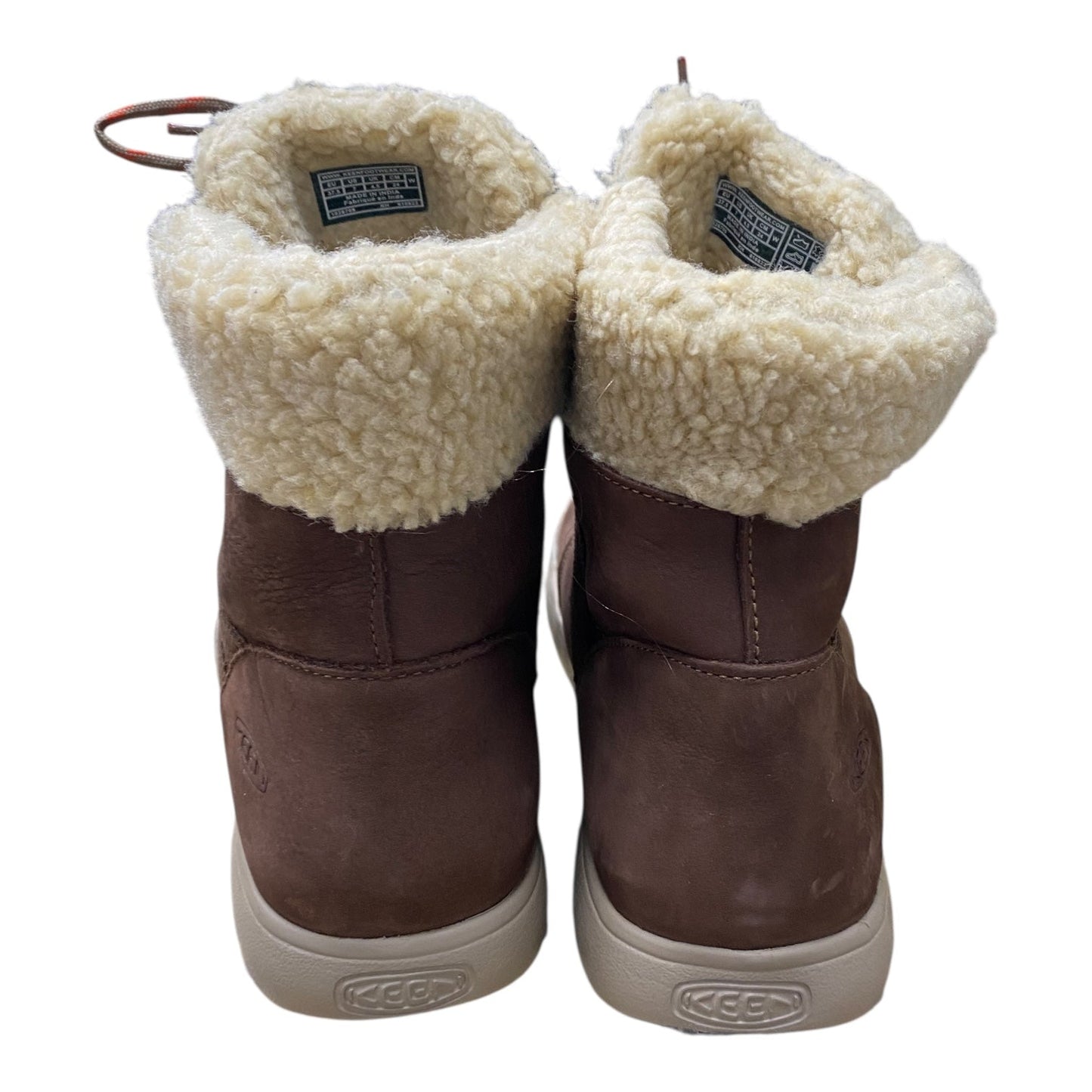 Boots Ankle Flats By Keen In Brown, Size:7