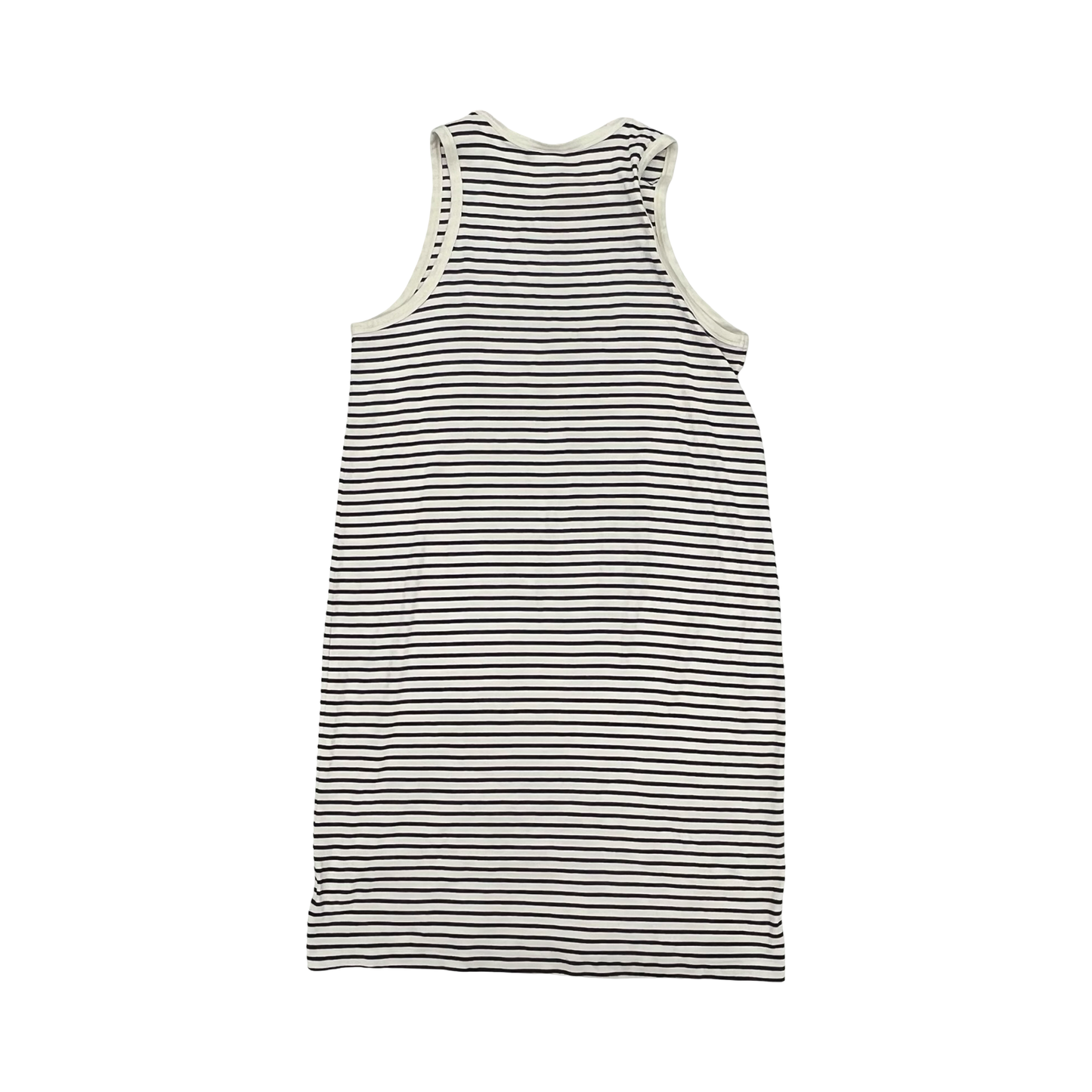 Dress Casual Midi By H&M In Black & White, Size:Xxl