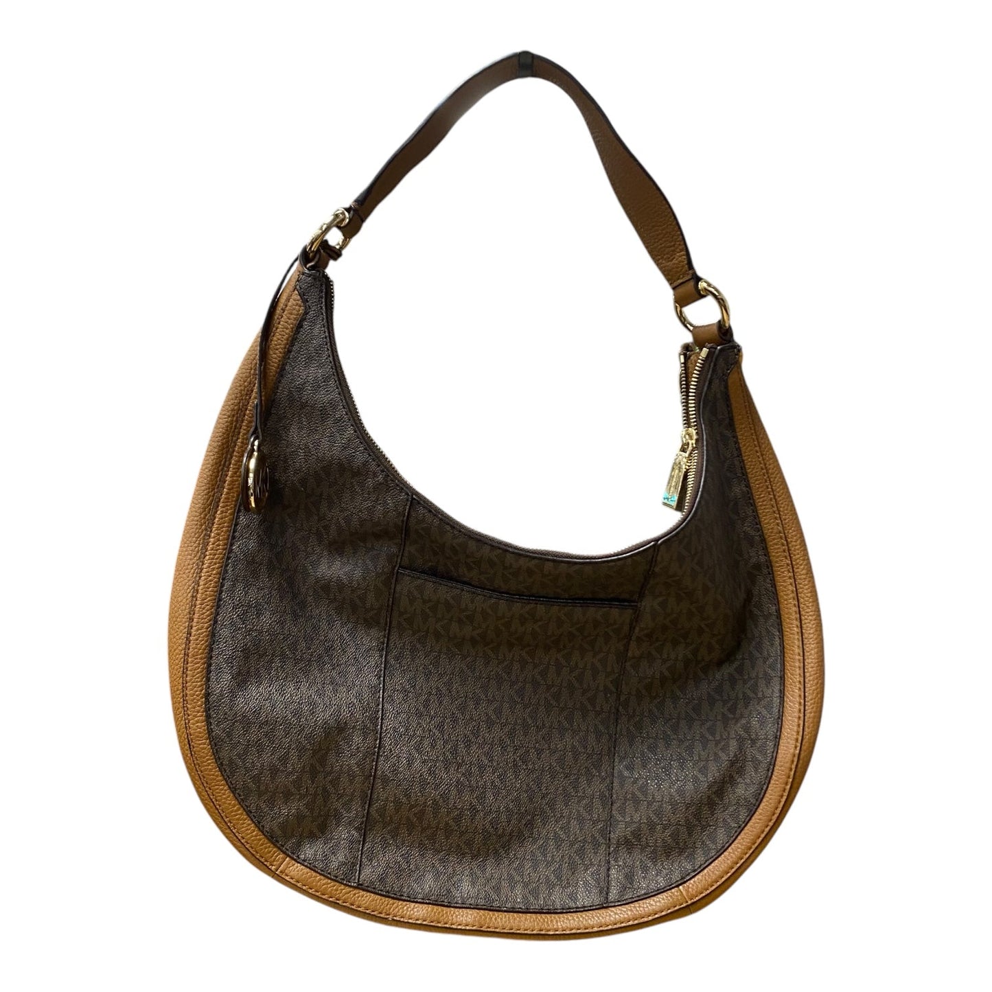 Handbag Designer By Michael Kors In Brown, Size:Large