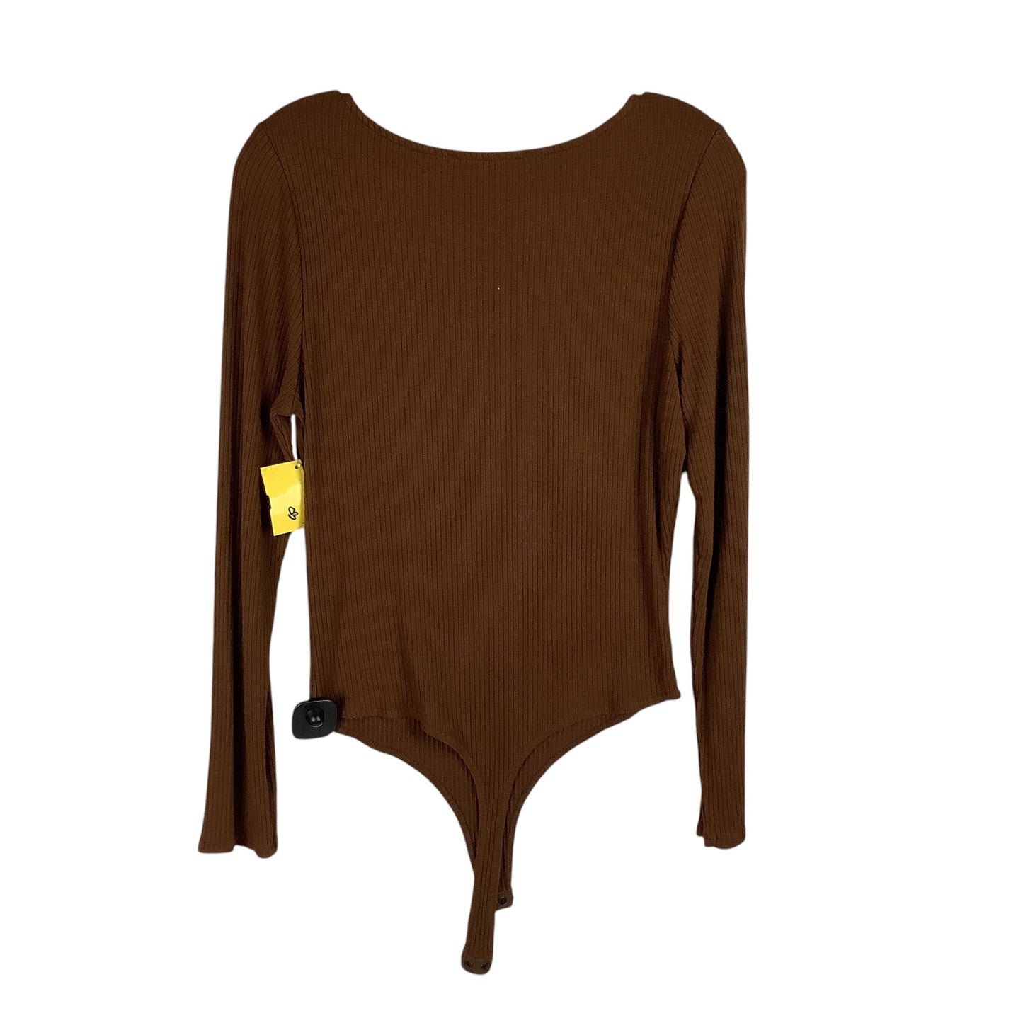 Bodysuit By Cyrus Knits In Brown, Size: M