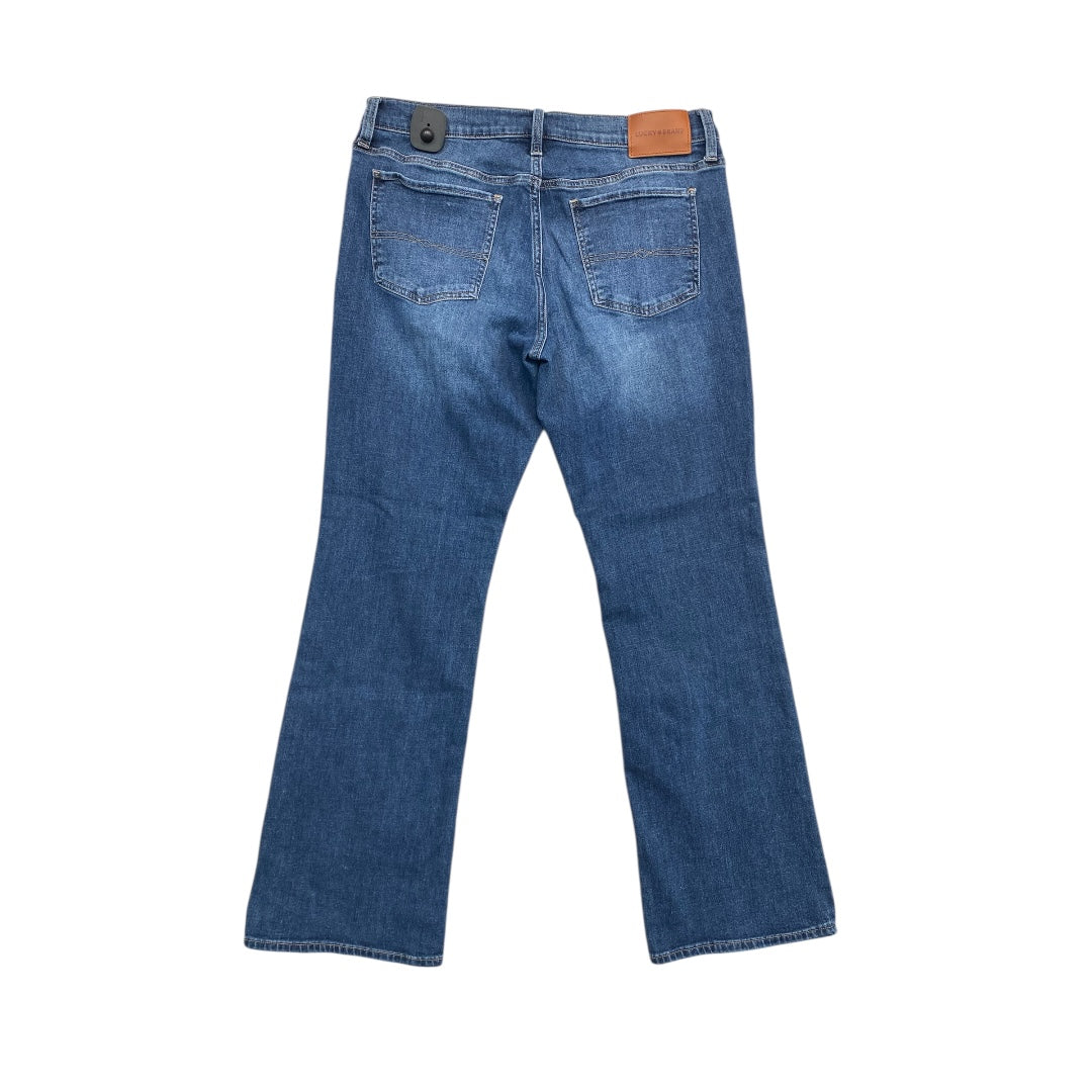 Jeans Wide Leg By Lucky Brand In Blue, Size:12