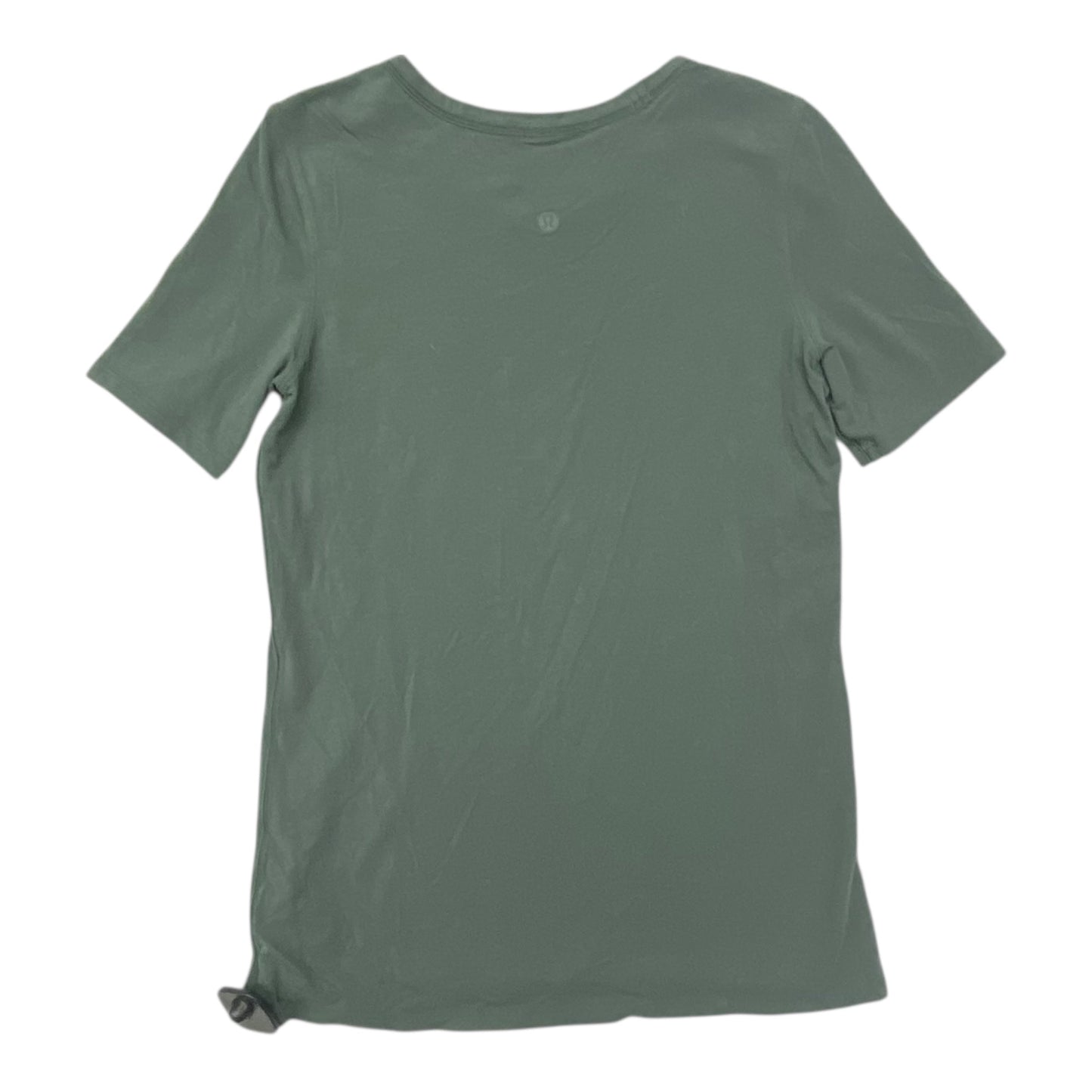 Athletic Top Ss By Lululemon In Green, Size:S