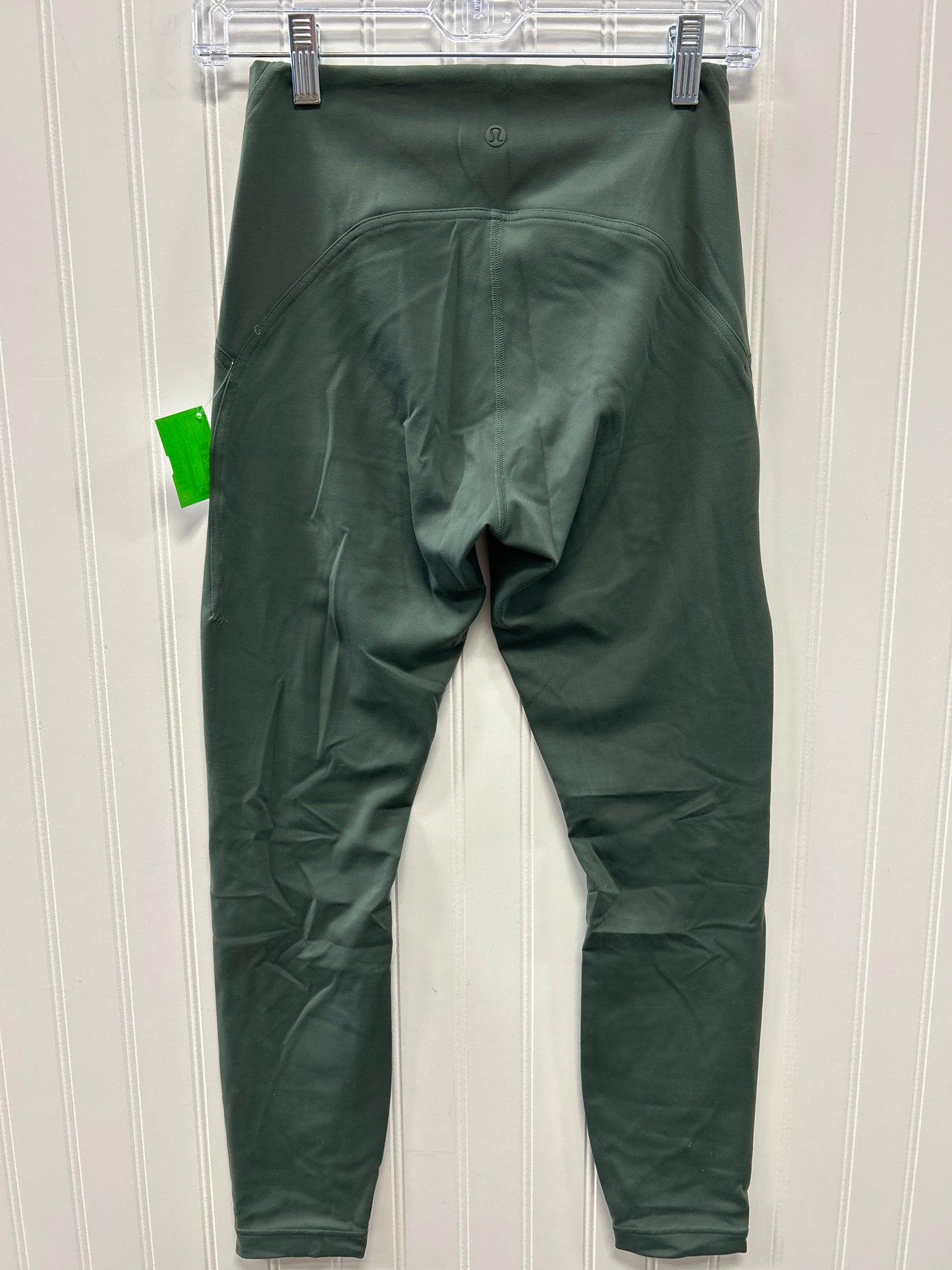 Athletic Leggings Capris By Lululemon In Green, Size:6
