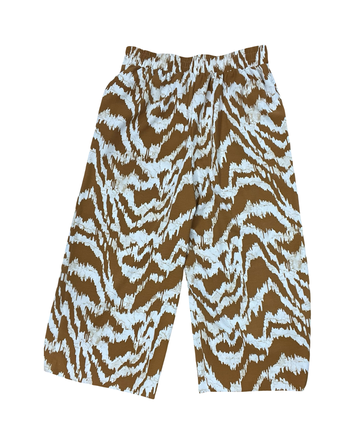 Pants Dress By Nine West In Brown & Cream, Size:L