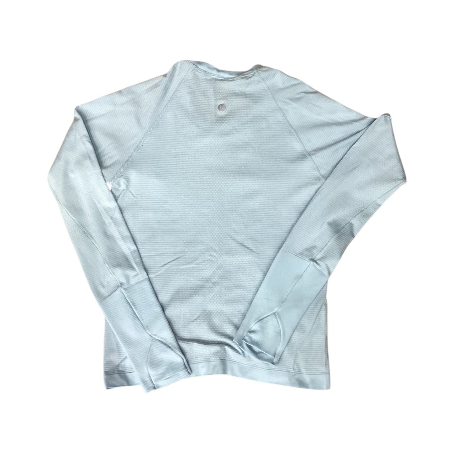 Athletic Top Ls Crewneck By Lululemon In Blue, Size:S