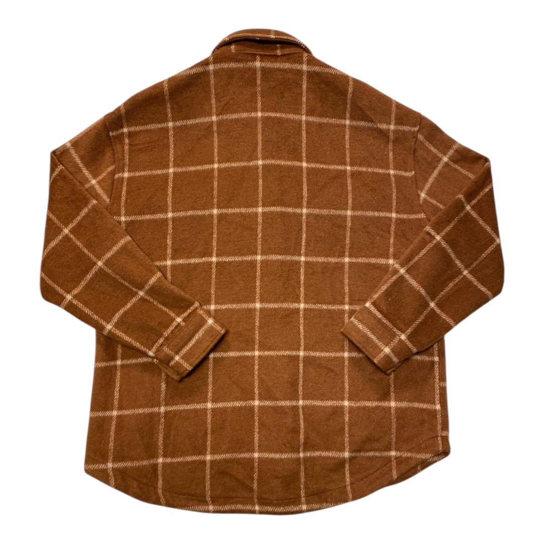 Jacket Shirt By Staccato In Brown, Size:M