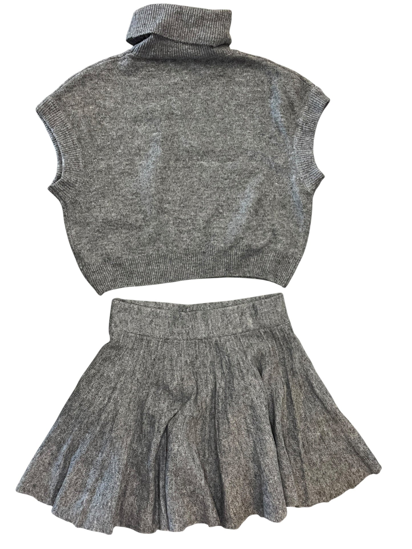 Skirt Set 2Pc By Double Zero In Grey, Size:S