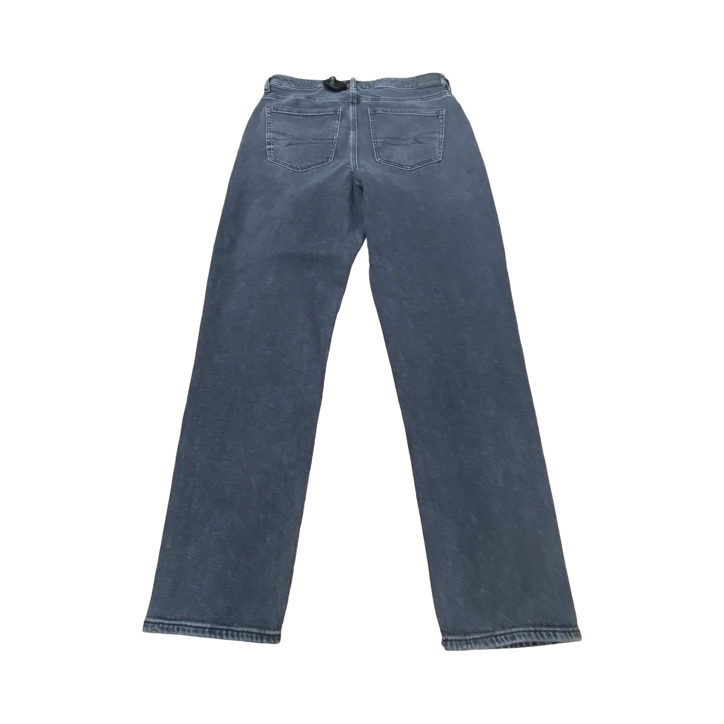 Jeans Straight By American Eagle In Grey Denim, Size:8