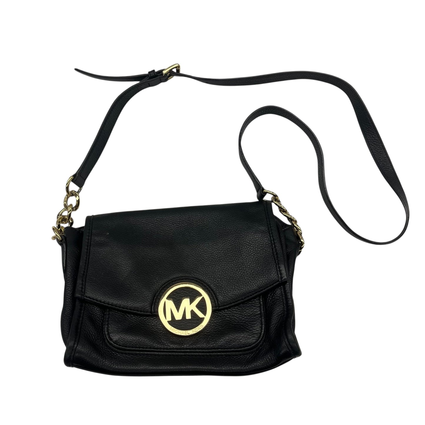 Crossbody Designer By Michael Kors In Black, Size:Medium