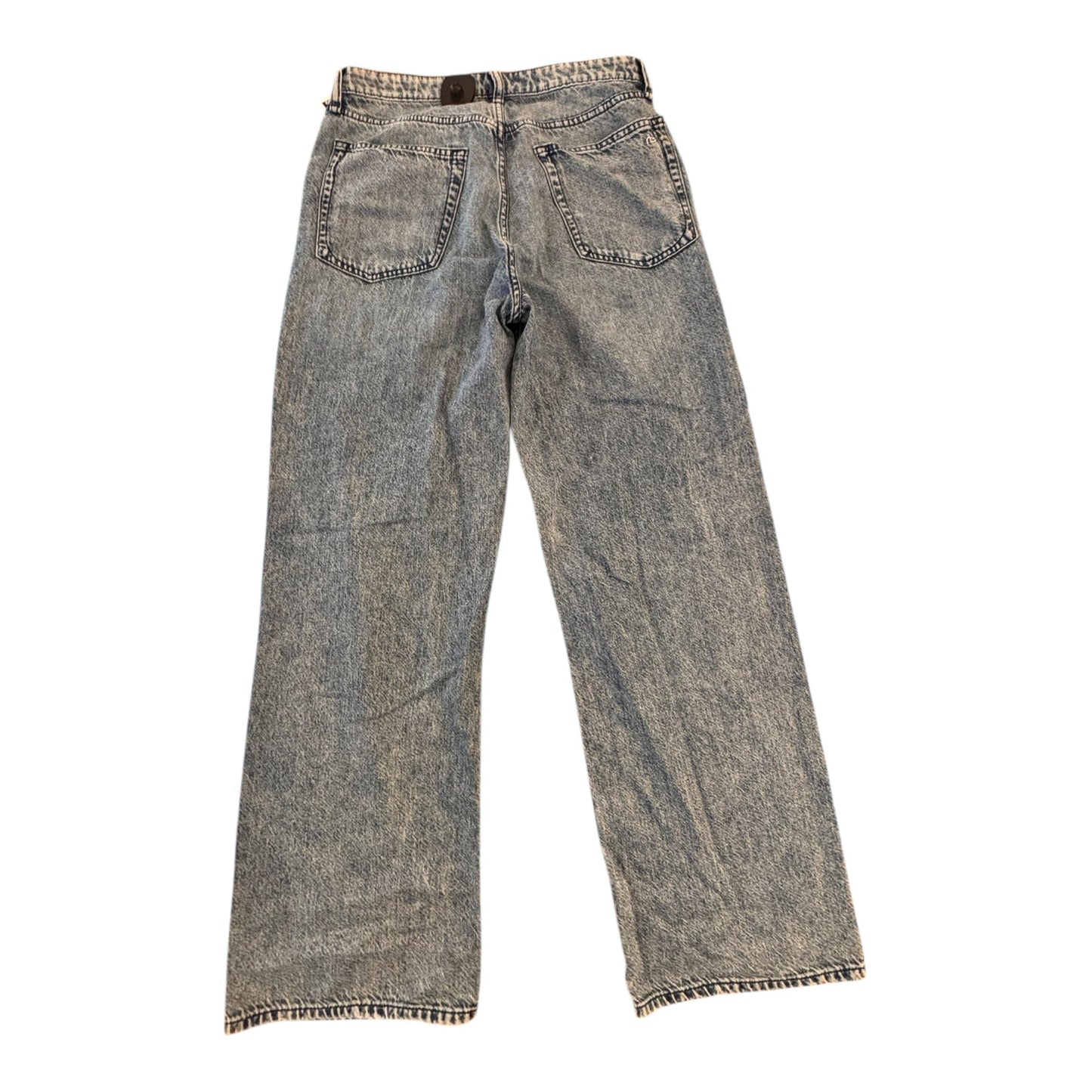 Jeans Wide Leg By Rag And Bone In Blue Denim, Size:2