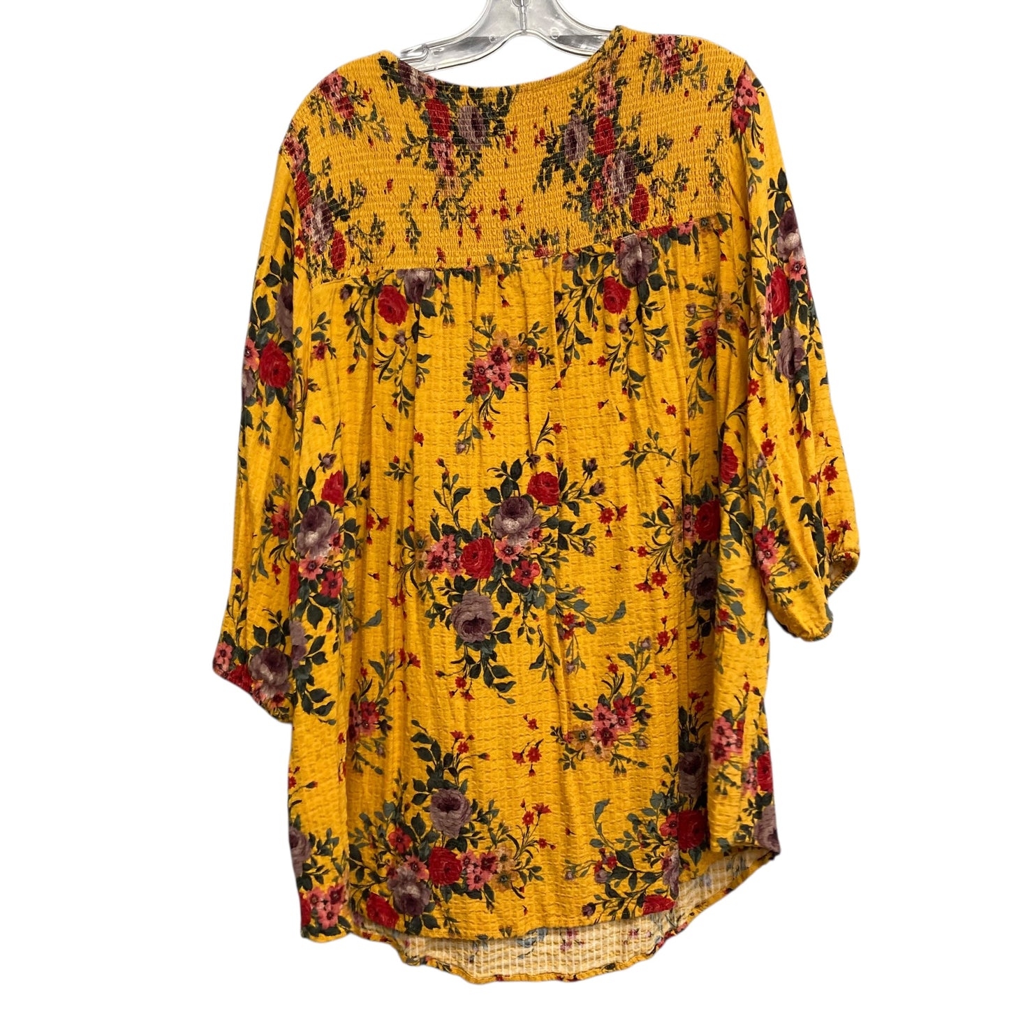 Top 3/4 Sleeve By Torrid In Floral Print, Size:3X