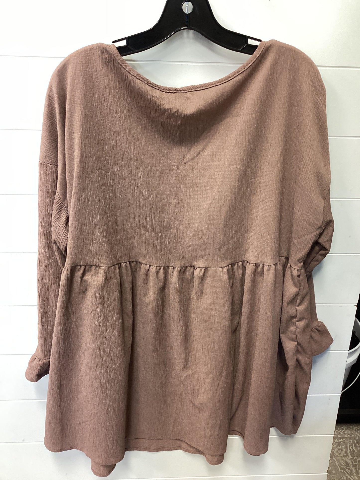 Top Ls By Emery Rose In Brown, Size:1X