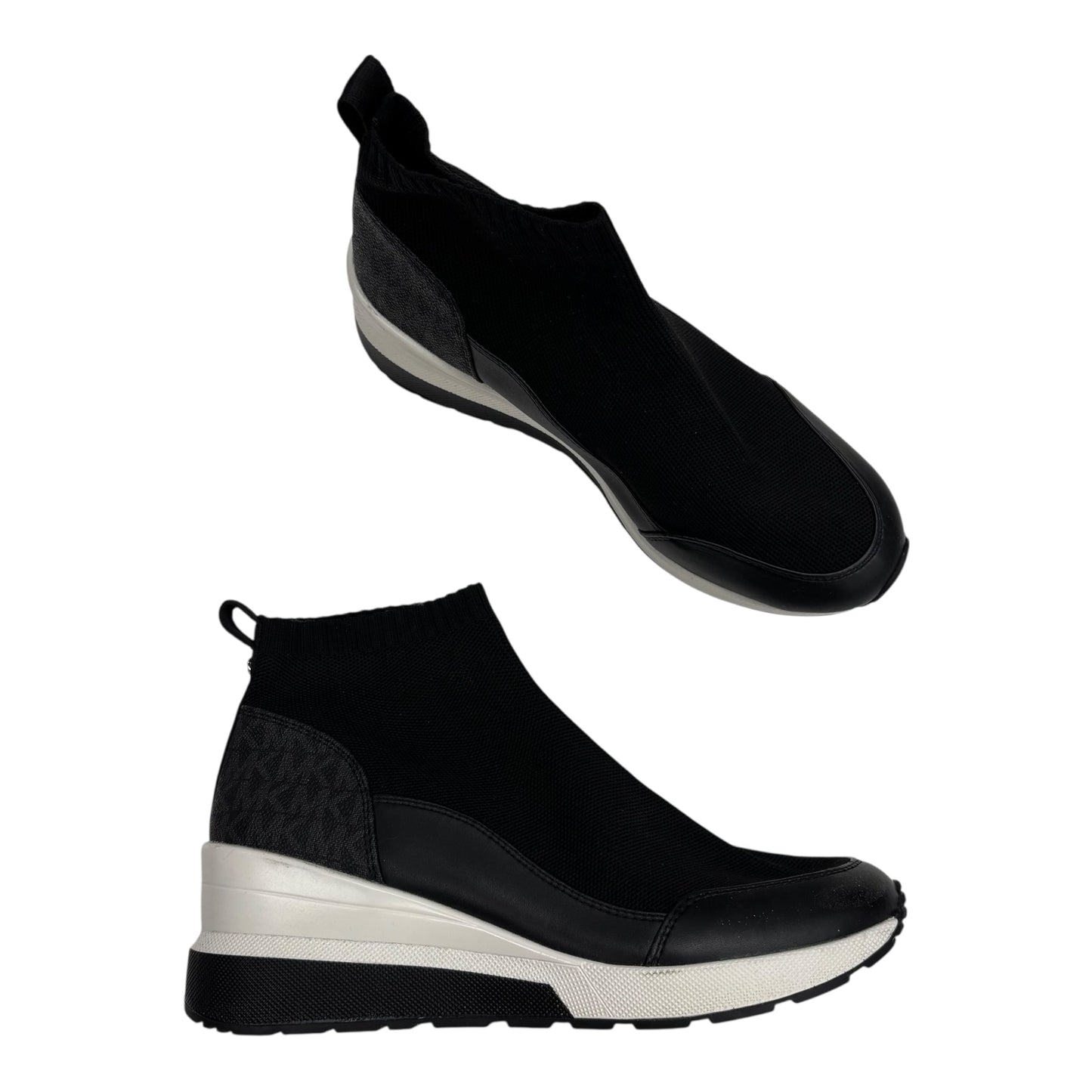 Shoes Designer By Michael Kors In Black, Size:8.5