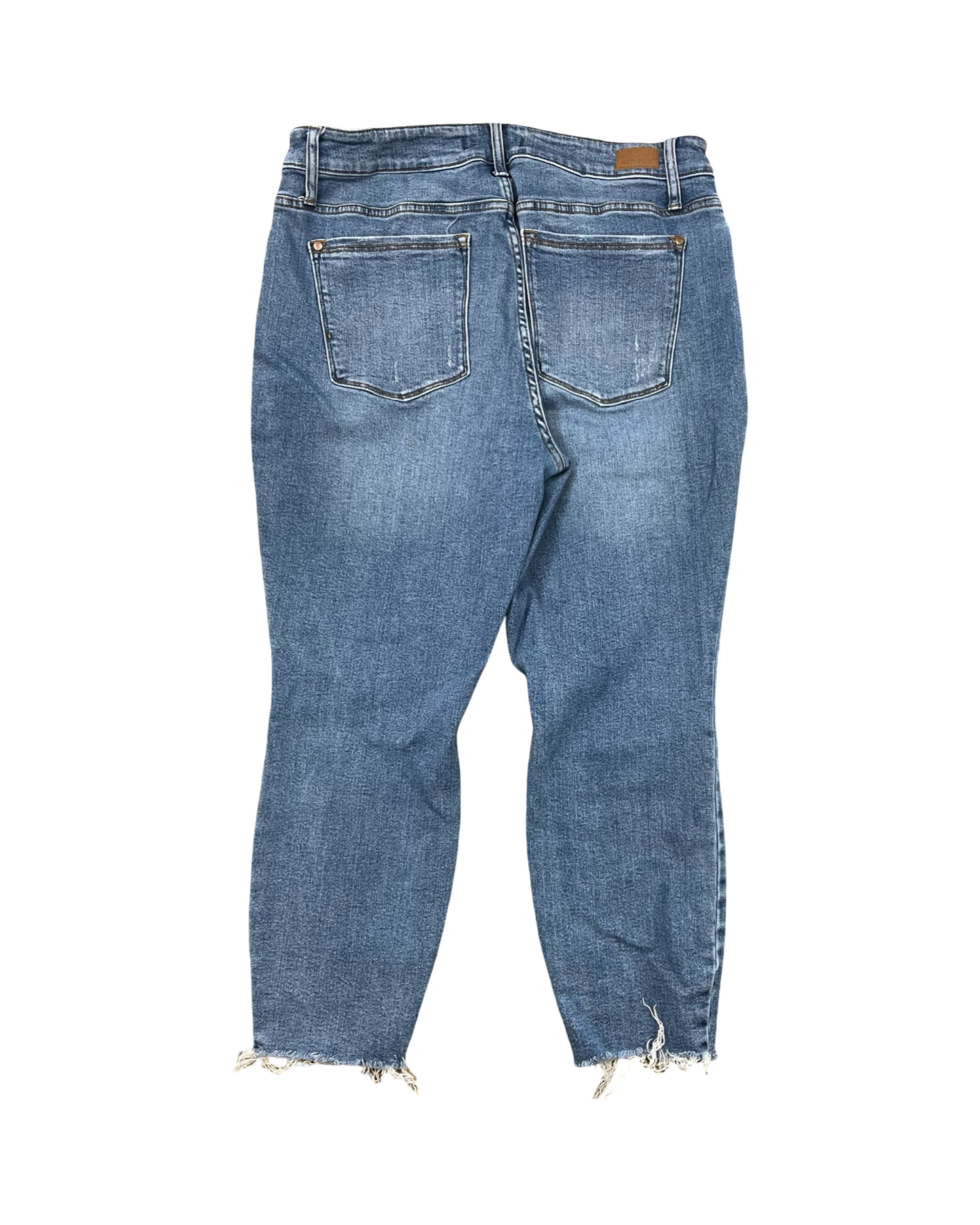 Jeans Straight By Judy Blue In Blue Denim, Size:18