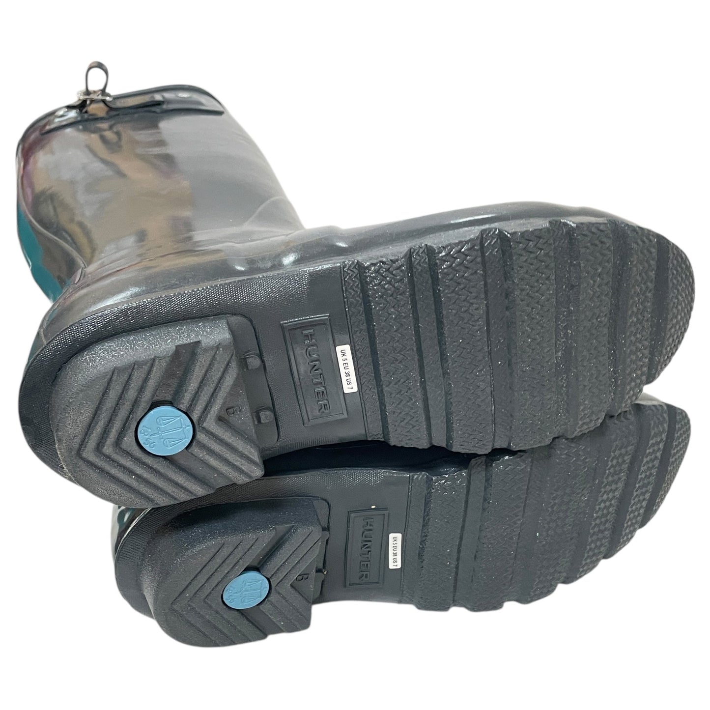 Boots Rain By Hunter In Grey, Size:7