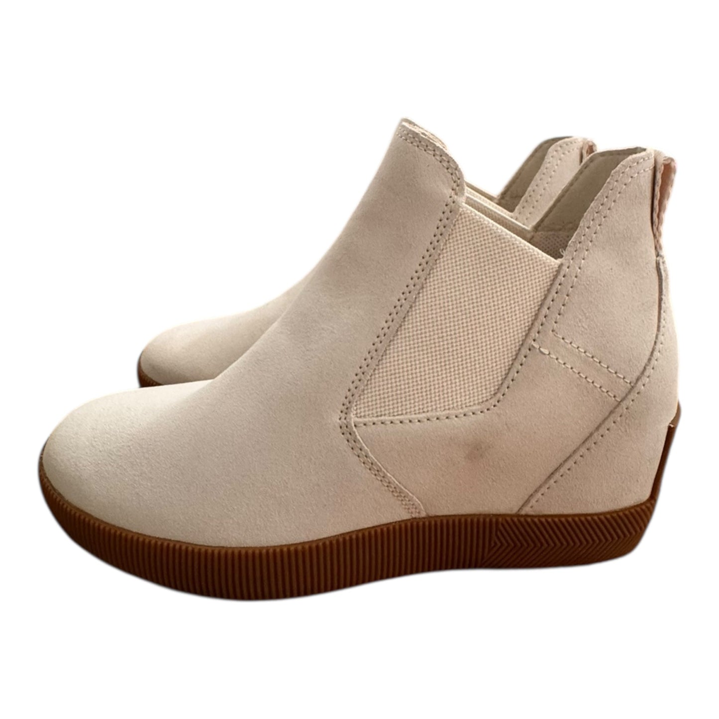 Boots Designer By Sorel In Cream, Size:7