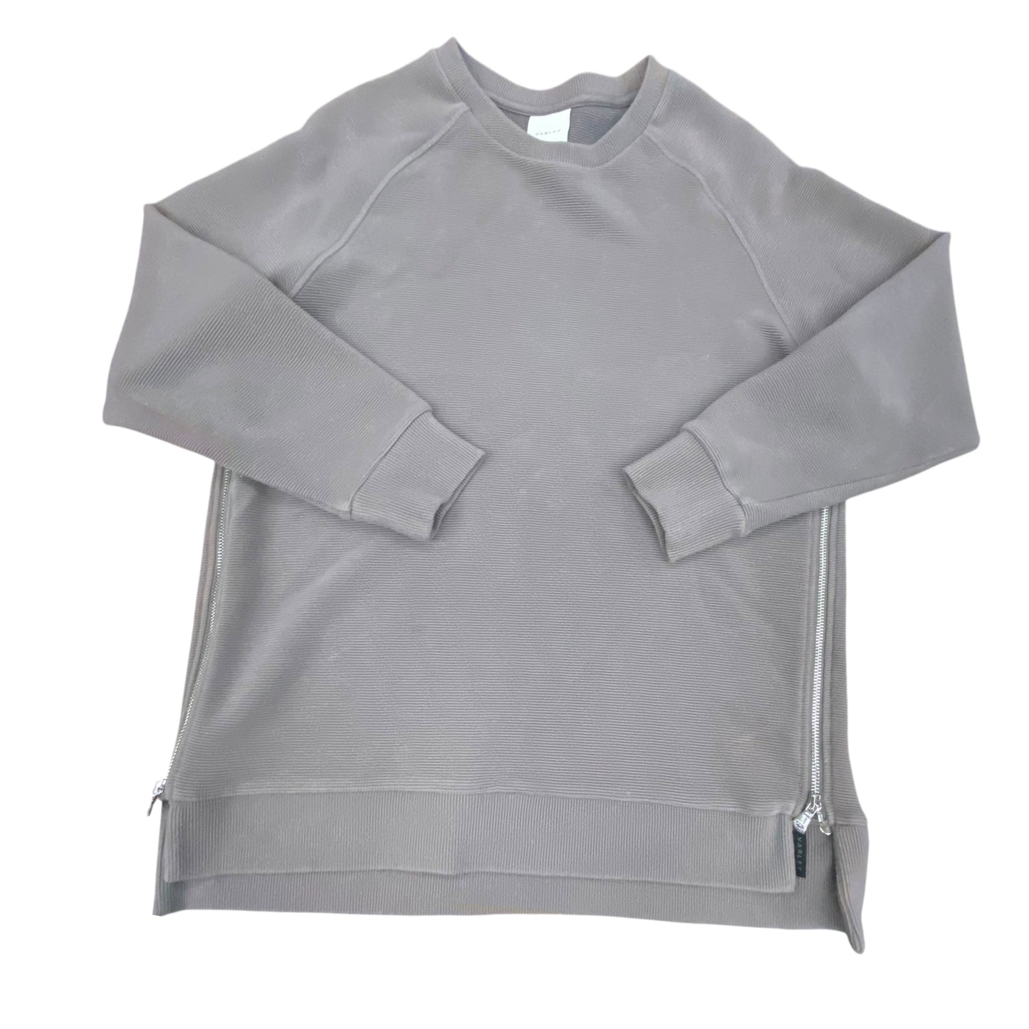 Athletic Sweatshirt Crewneck By Varley In Taupe, Size:L