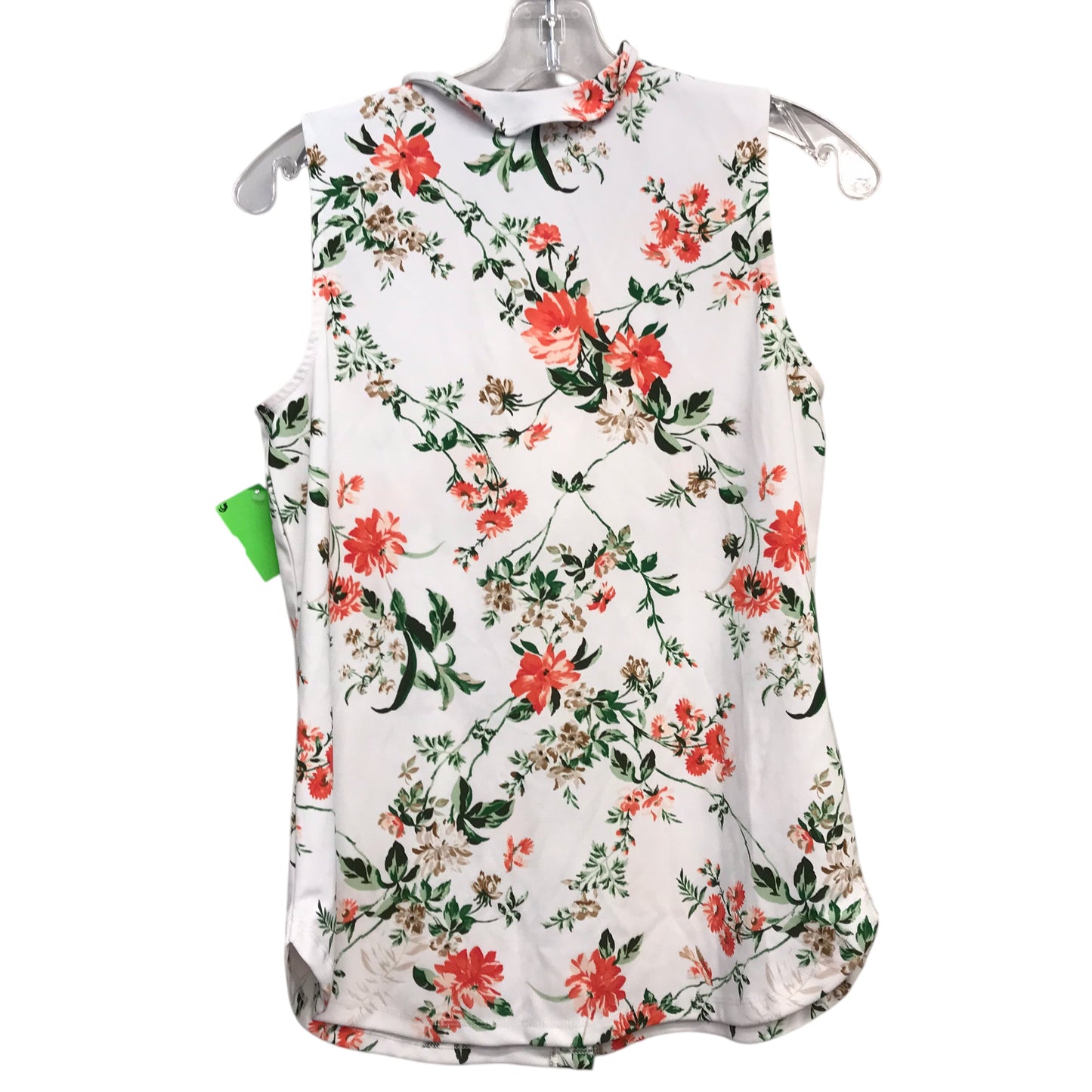 Top Sleeveless By Ann Taylor In Floral Print, Size:Xs