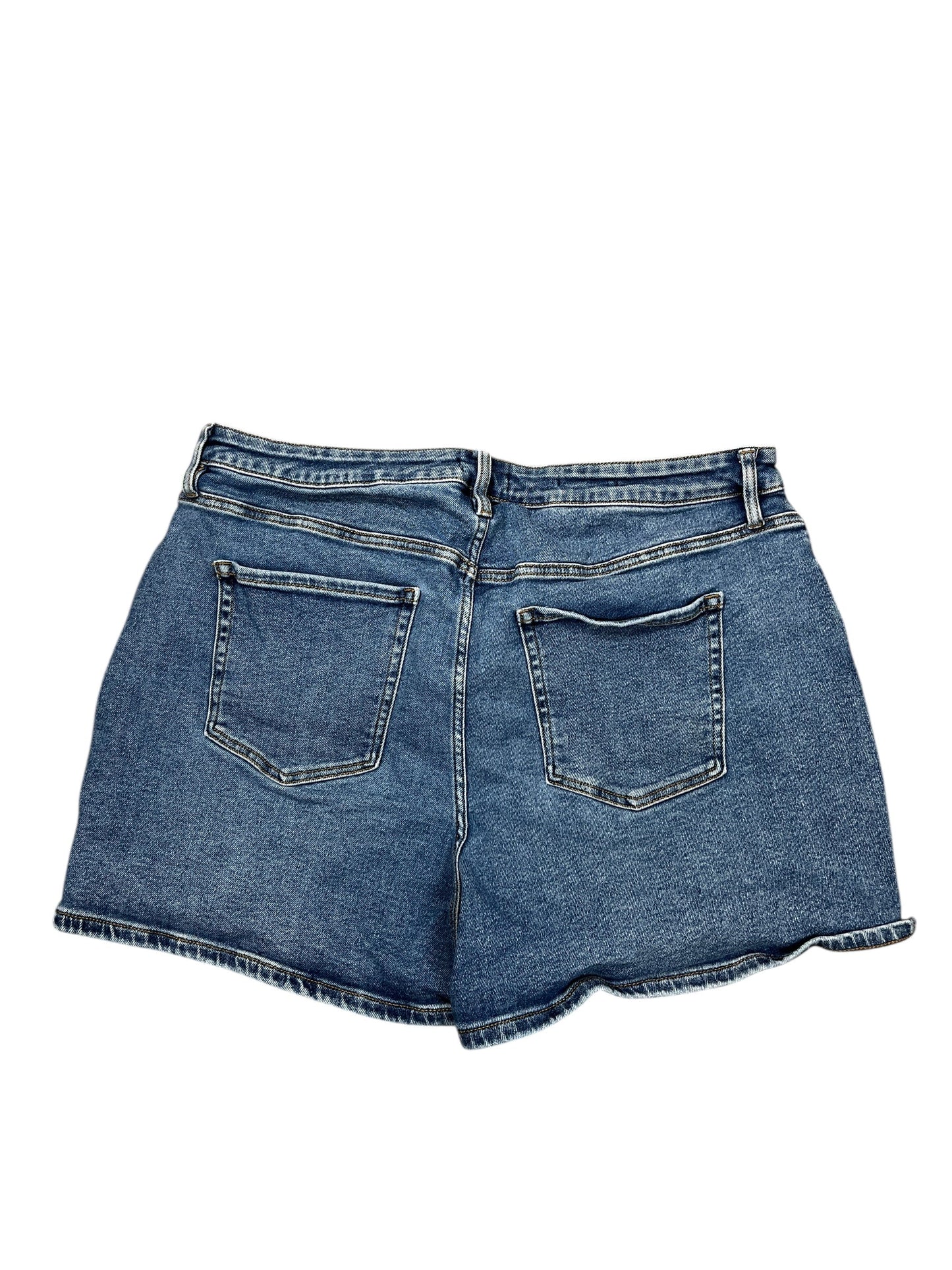 Shorts By Ava & Viv In Blue Denim, Size:Xl
