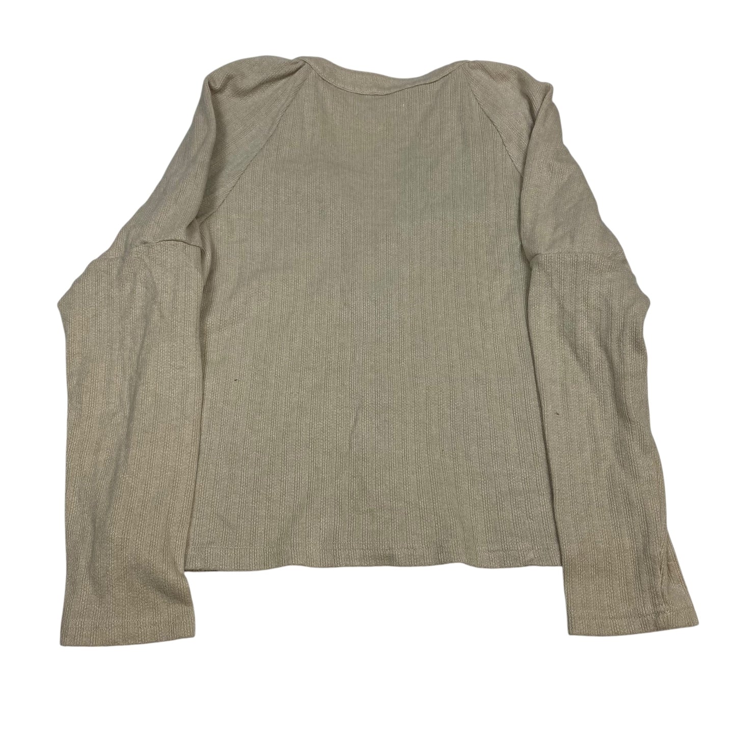 Top Ls By Anthropologie In Tan, Size:Xl