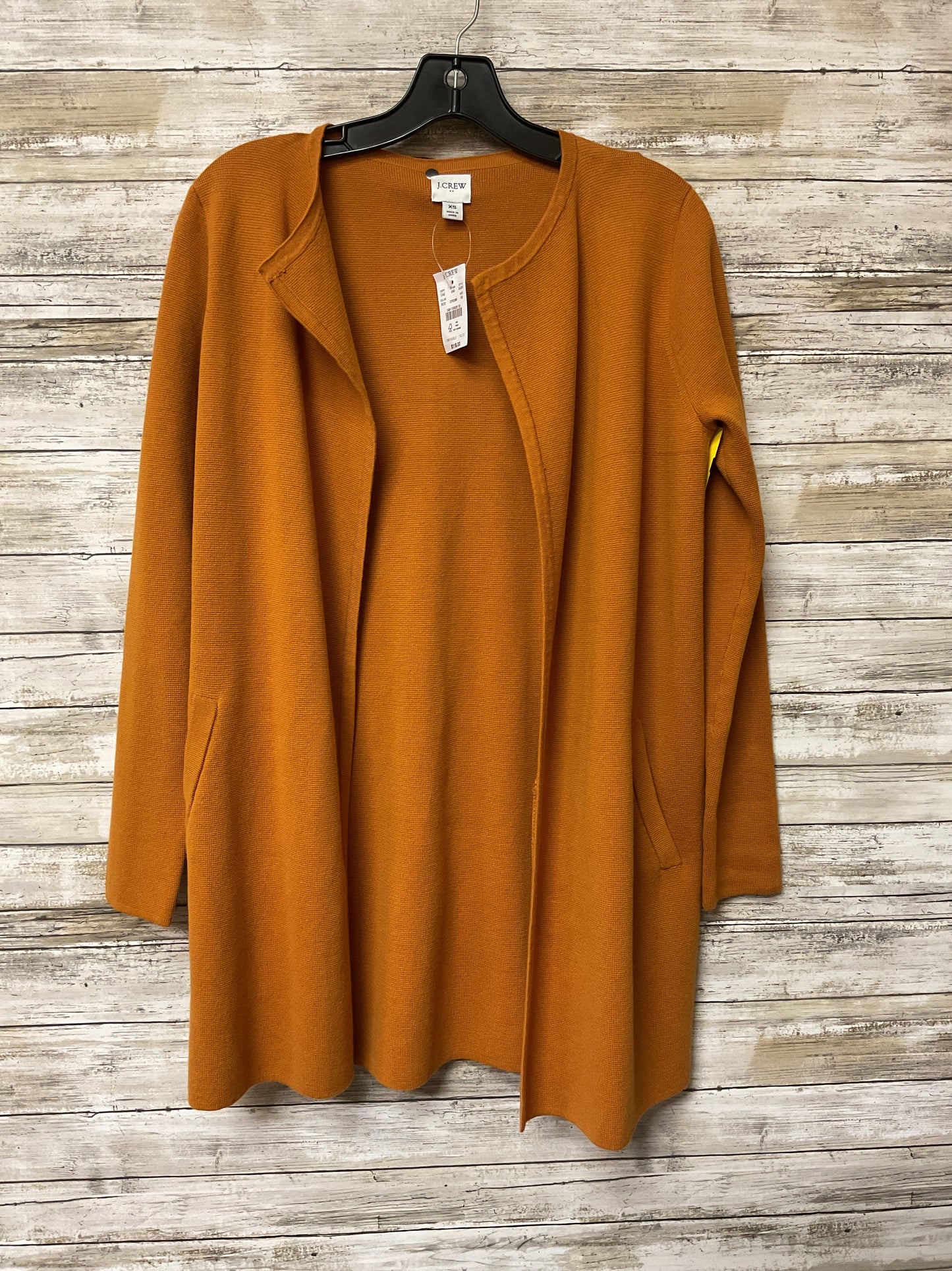 Cardigan By J. Crew In Orange, Size:Xs