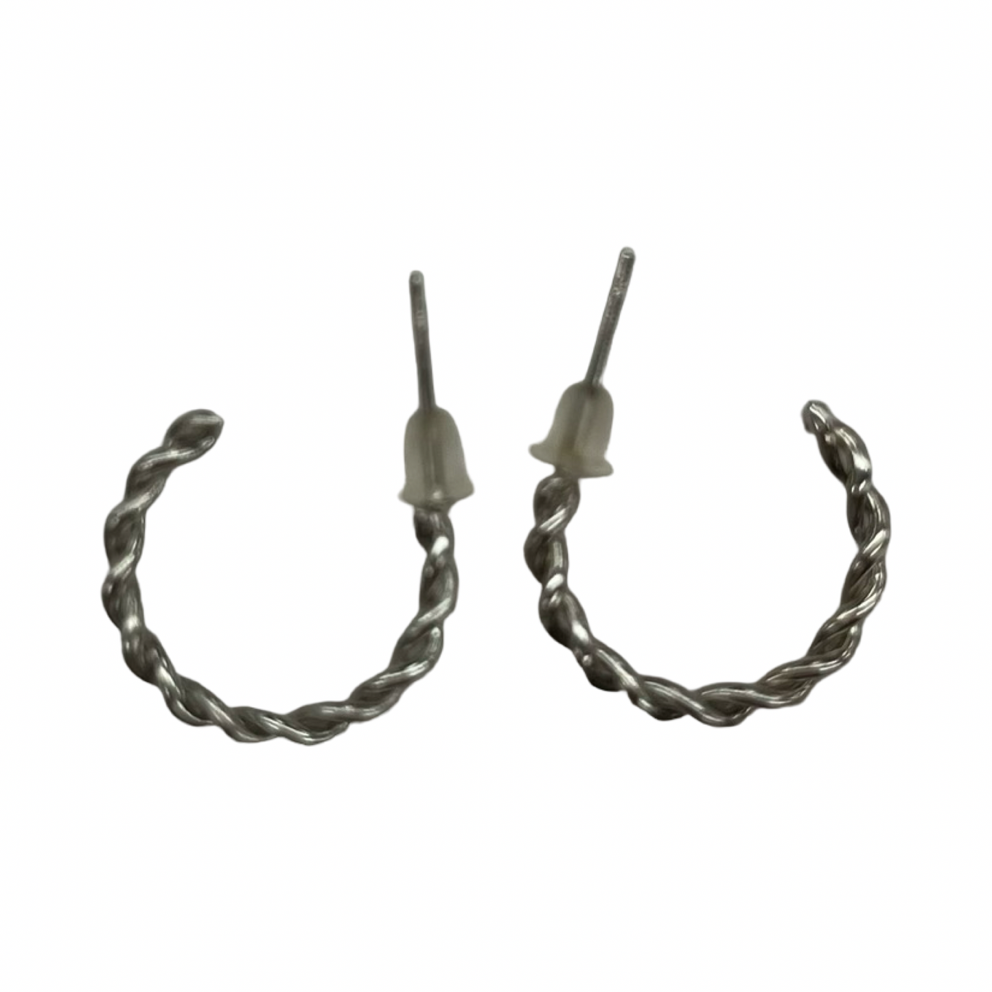 Earrings Hoop By Clothes Mentor In Silver
