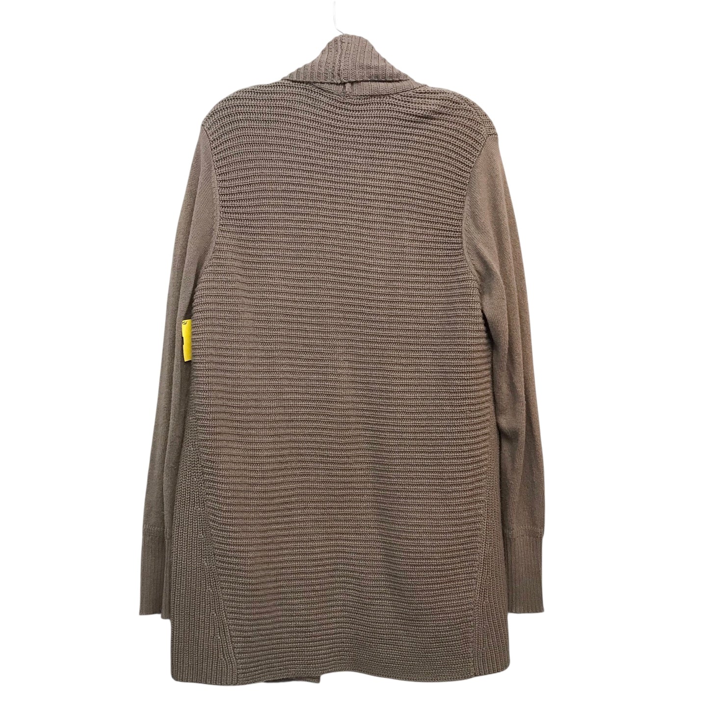 Sweater Cardigan By Loft In Taupe, Size:Xl
