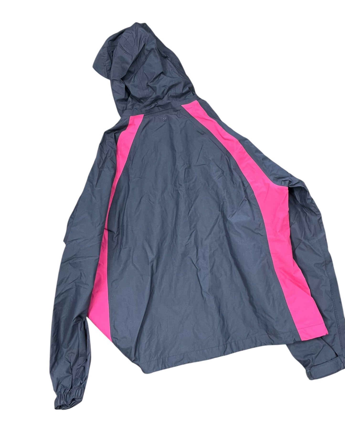 Jacket Windbreaker By Clothes Mentor In Grey, Size:Xl