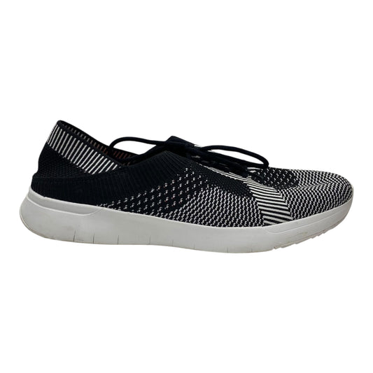 Shoes Sneakers By Fitflop In Black & White, Size:8