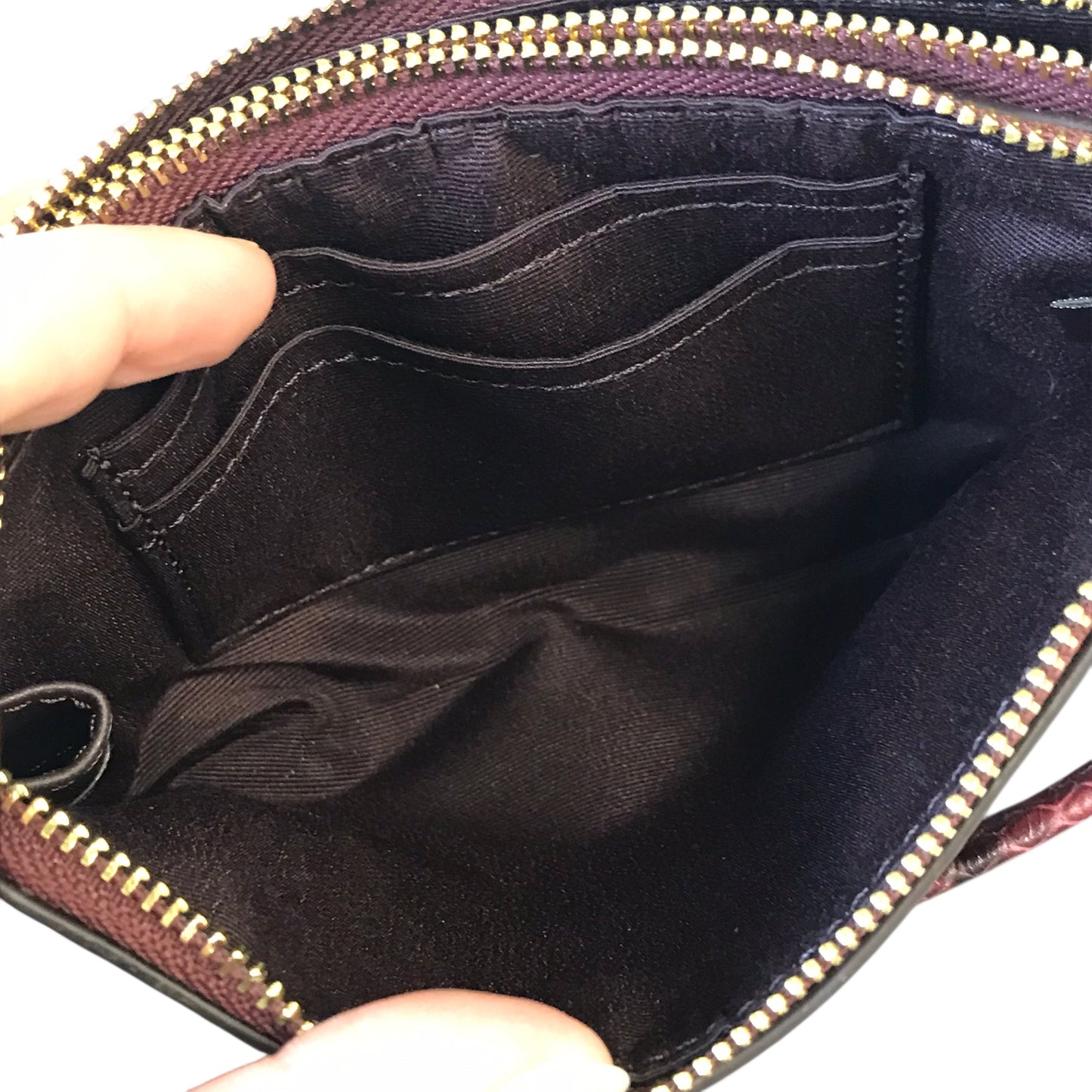Wristlet Designer By Coach In Red, Size:Small